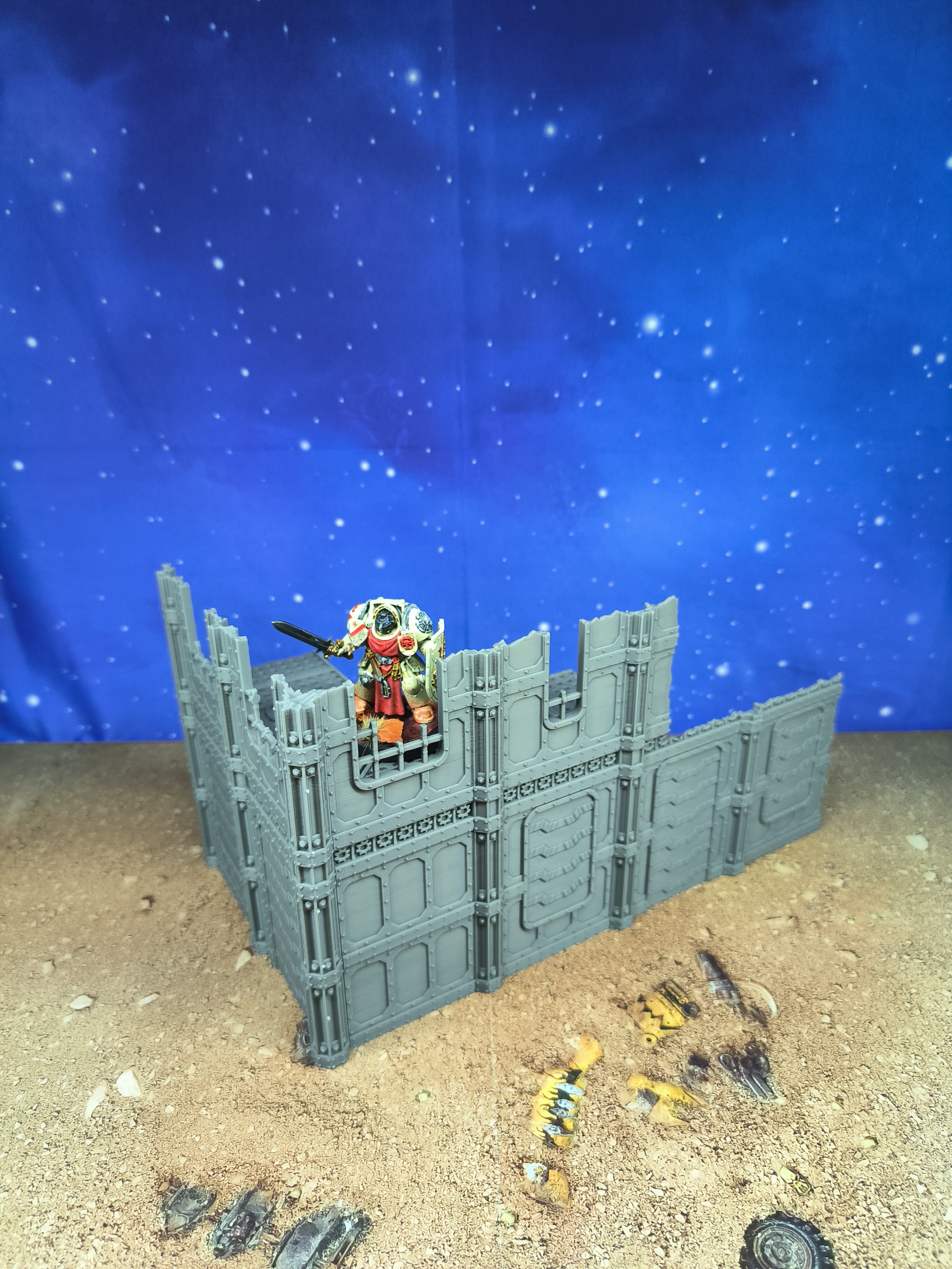 Indus Foldable : set 2 décors industriels pliants pour table de jeu wargame