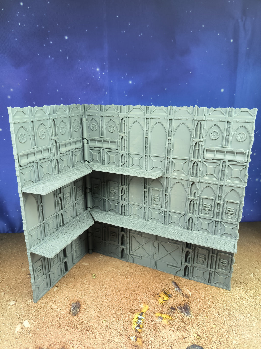 Armored Foldable : set 2 décors militaires pliants pour table de jeu wargame