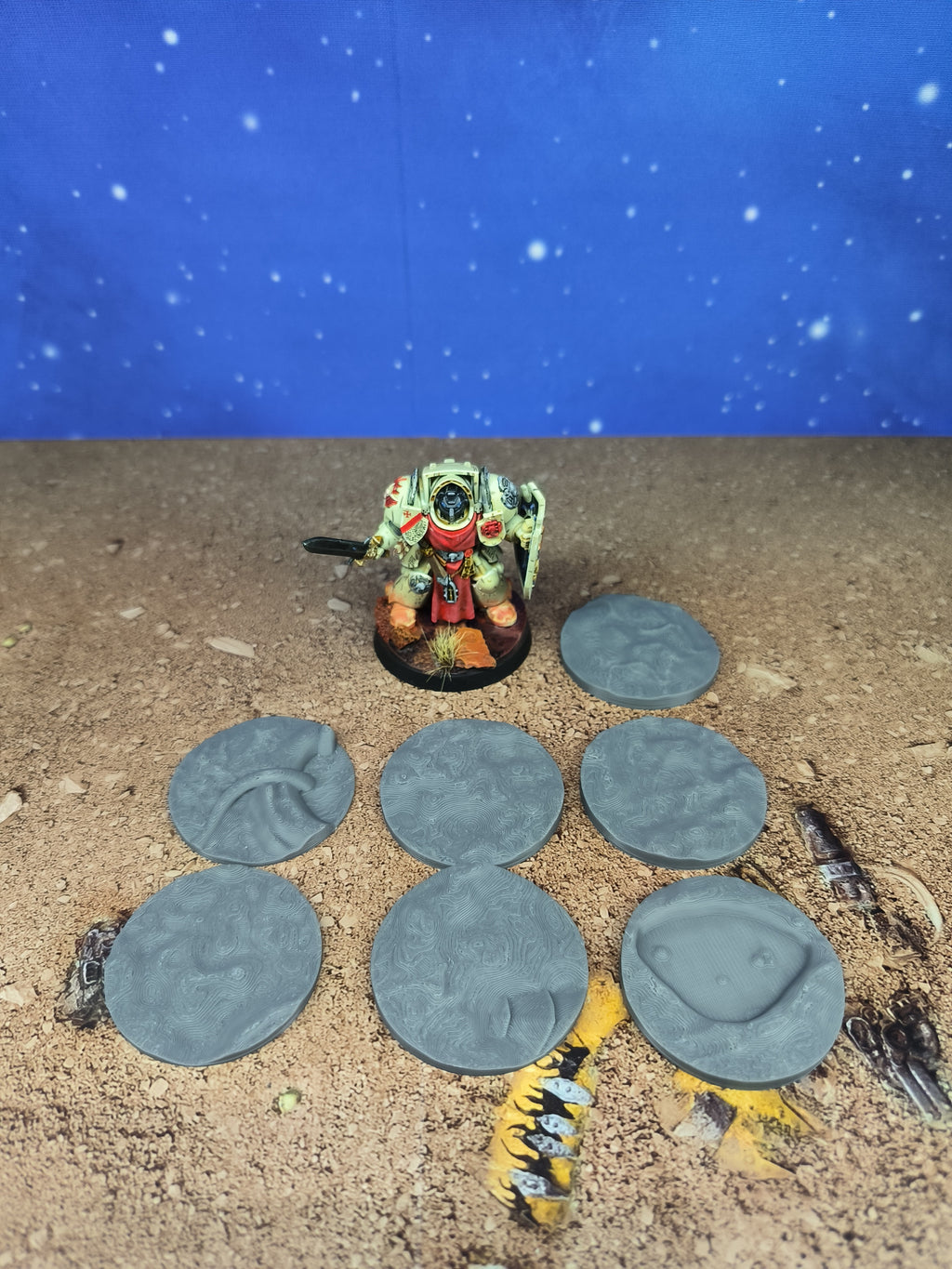 Lost ship : Hiveship Toppers socles 3 en 40mm