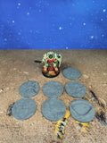 Lost ship : Hiveship Toppers socles 3 en 40mm