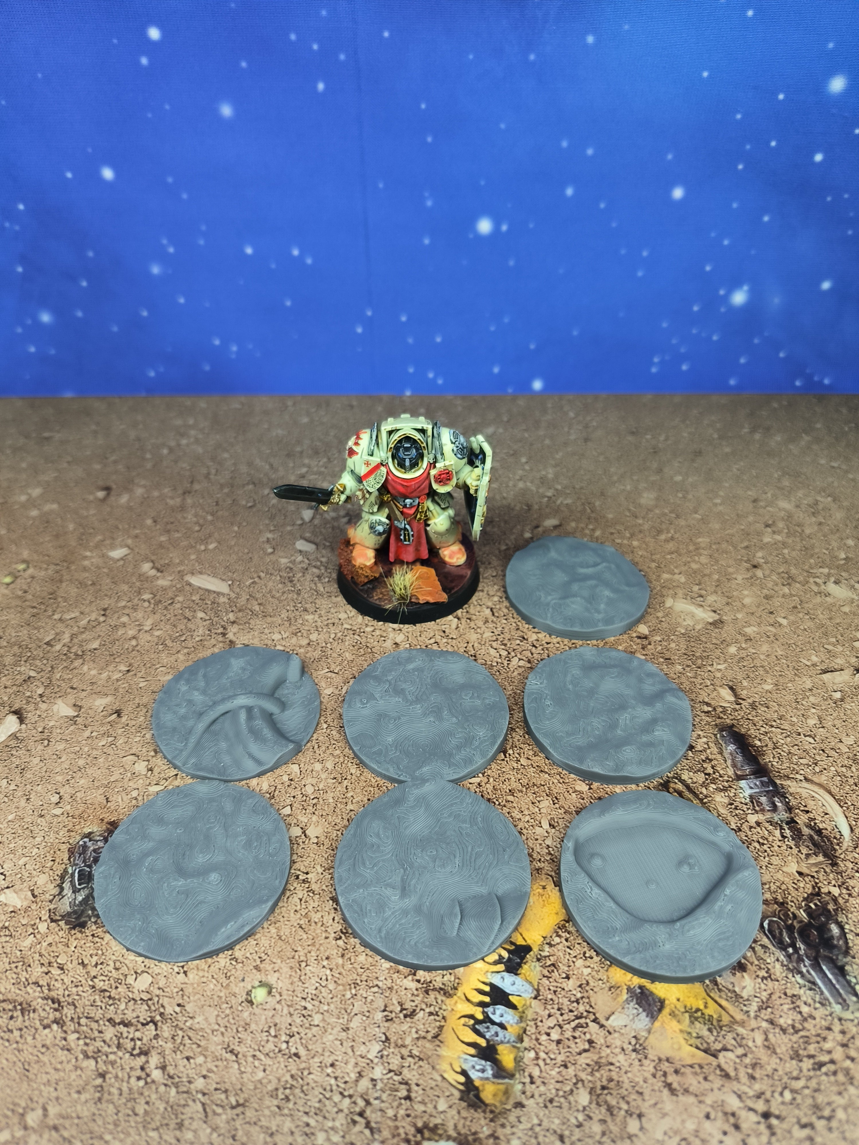 Lost ship : Hiveship Toppers socles 3 en 40mm