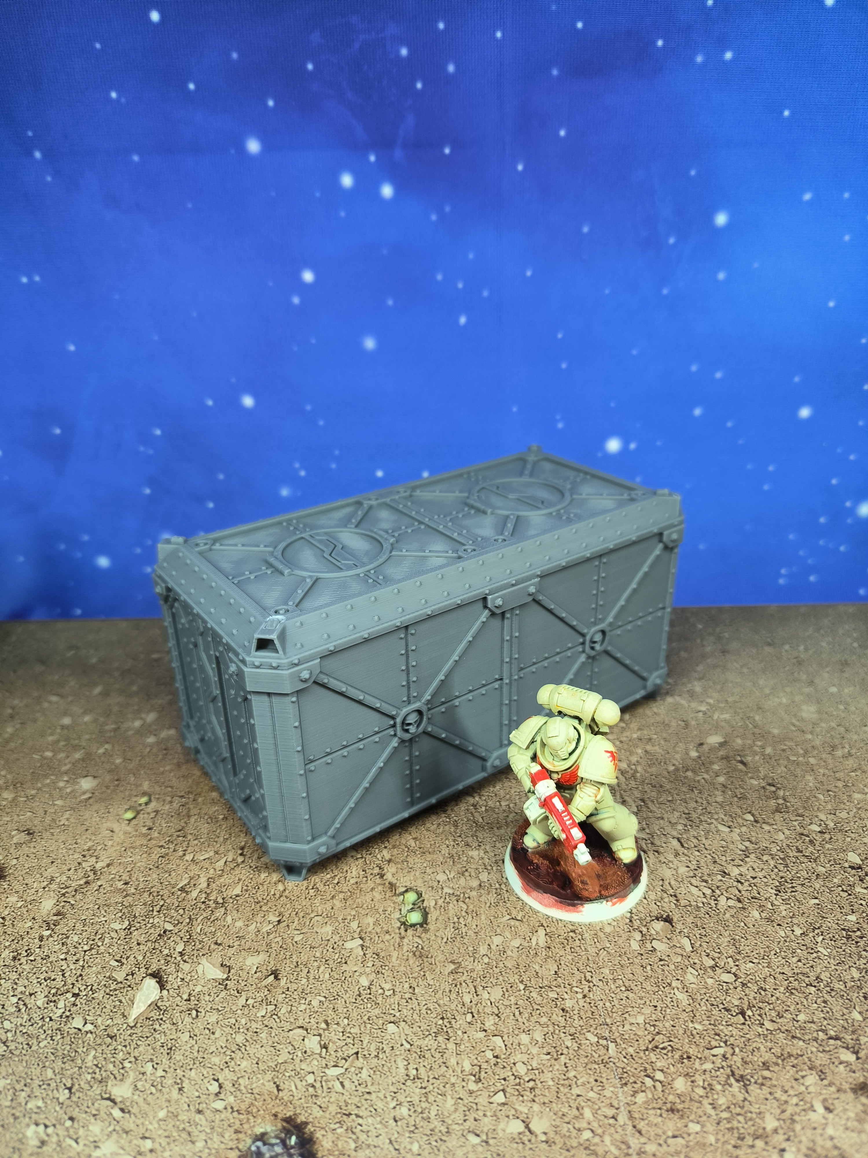 Armored Foldable : container militaire pour table de jeu wargame