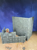 Gothic Foldable : set 2 décors gothiques pliants pour table de jeu wargame