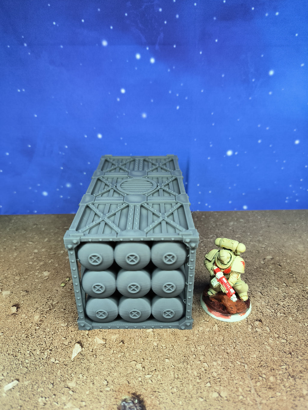Indus Foldable : container industriel pour table de jeu wargame