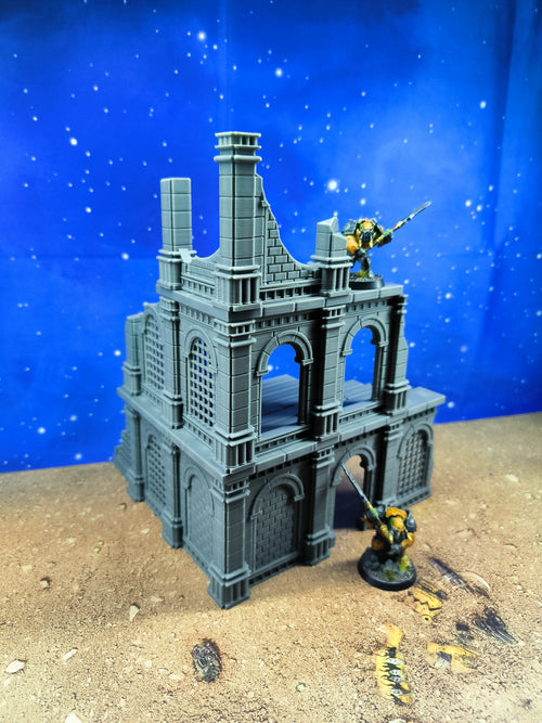 Antic city: Ruined building for wargame 3