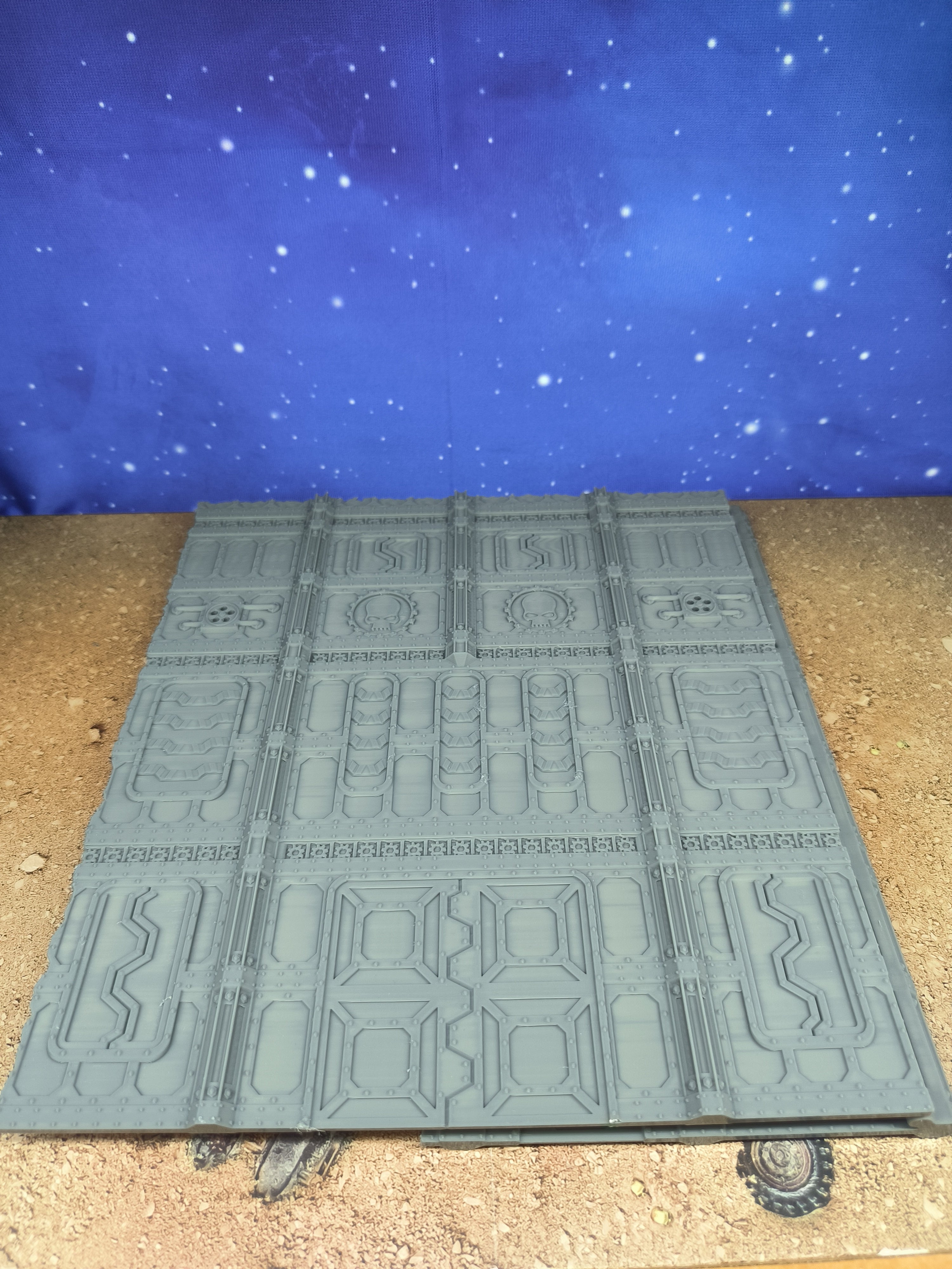 Indus Foldable : set 2 décors industriels pliants pour table de jeu wargame