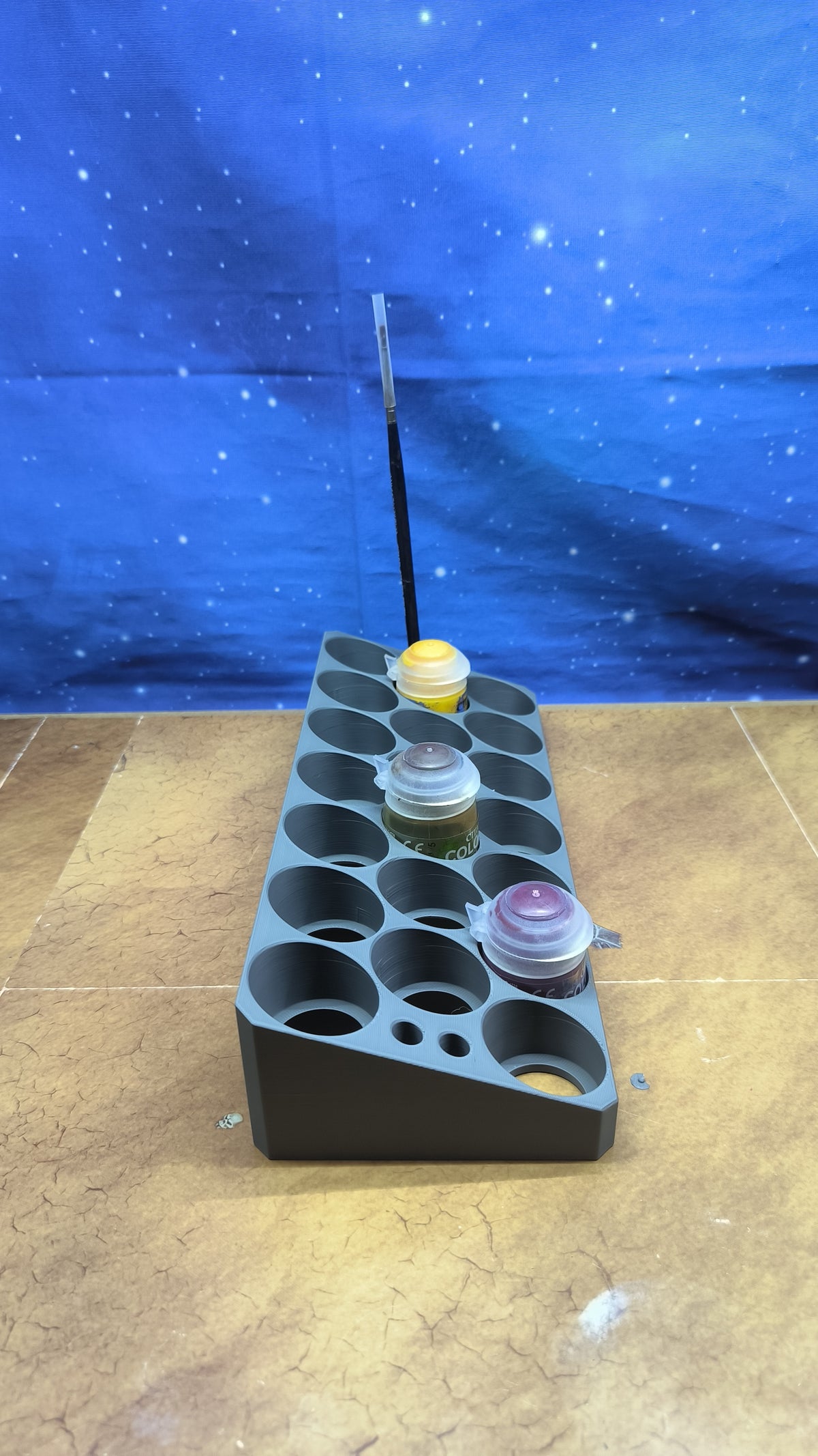 Support peintures citadel : support pour 20 pots de peinture Citadel Warhammer