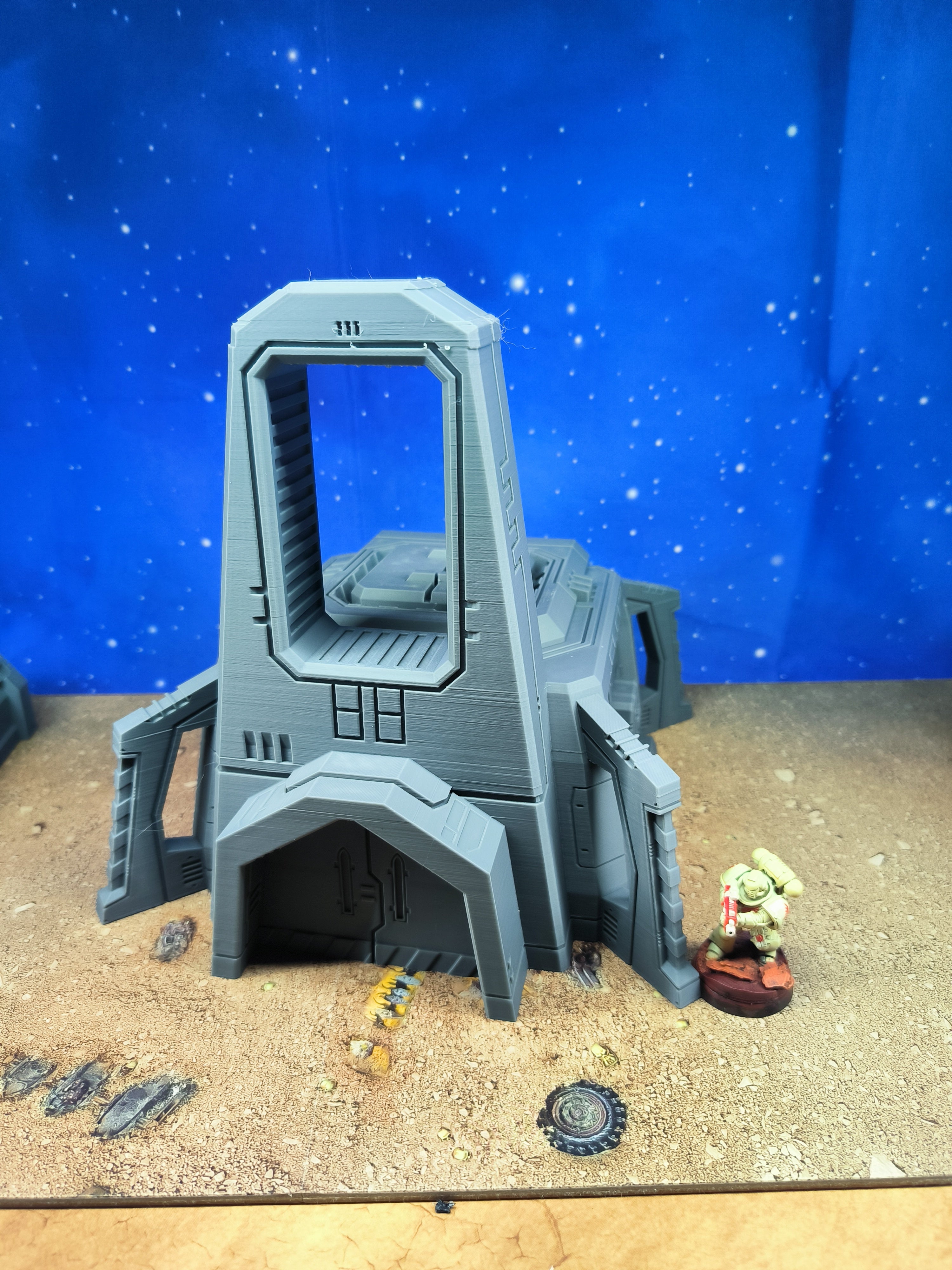 Chapter Outpost : Chapelle de campagne futuriste pour wargame