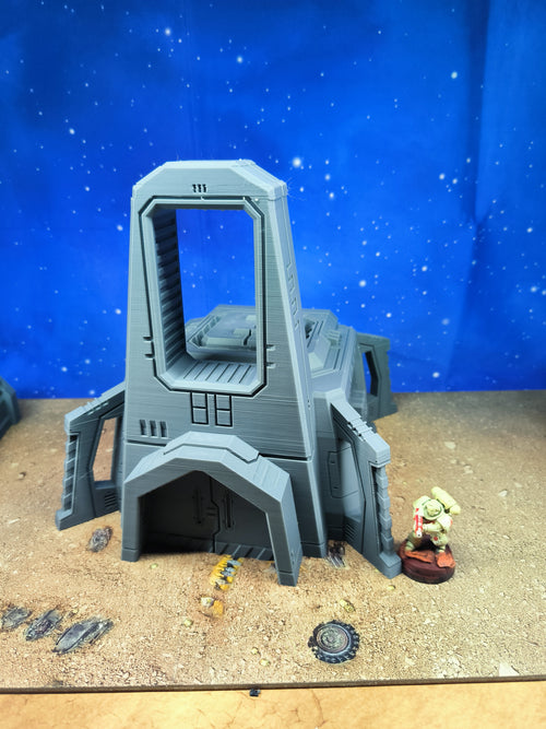 Chapter Outpost : Chapelle de campagne futuriste pour wargame