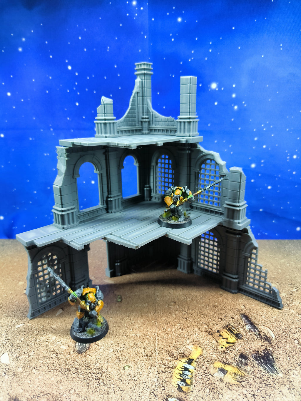 Antic city: Ruined building for wargame 3