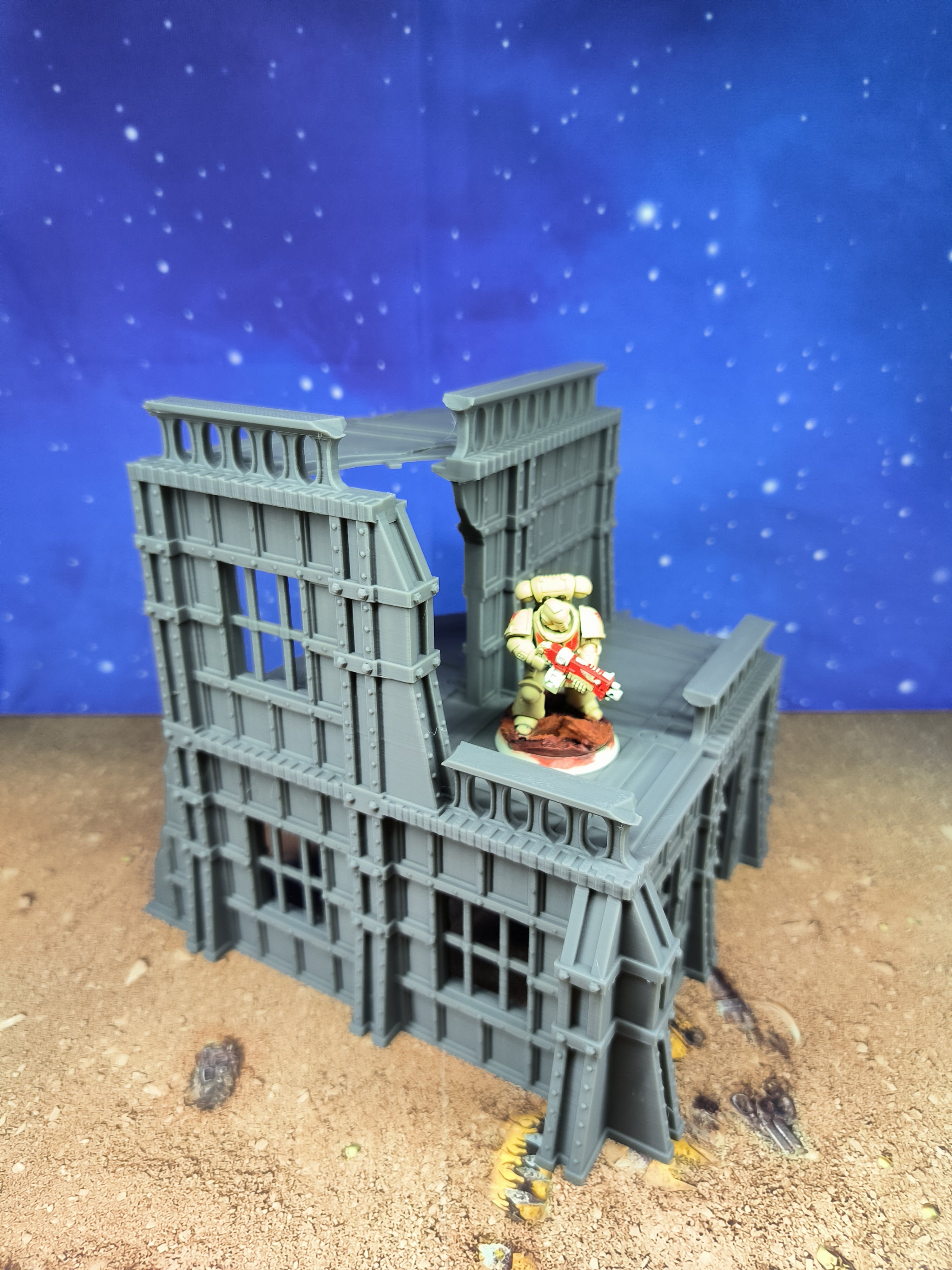 Forge City: Futuristic Industrial Building for Wargame 1