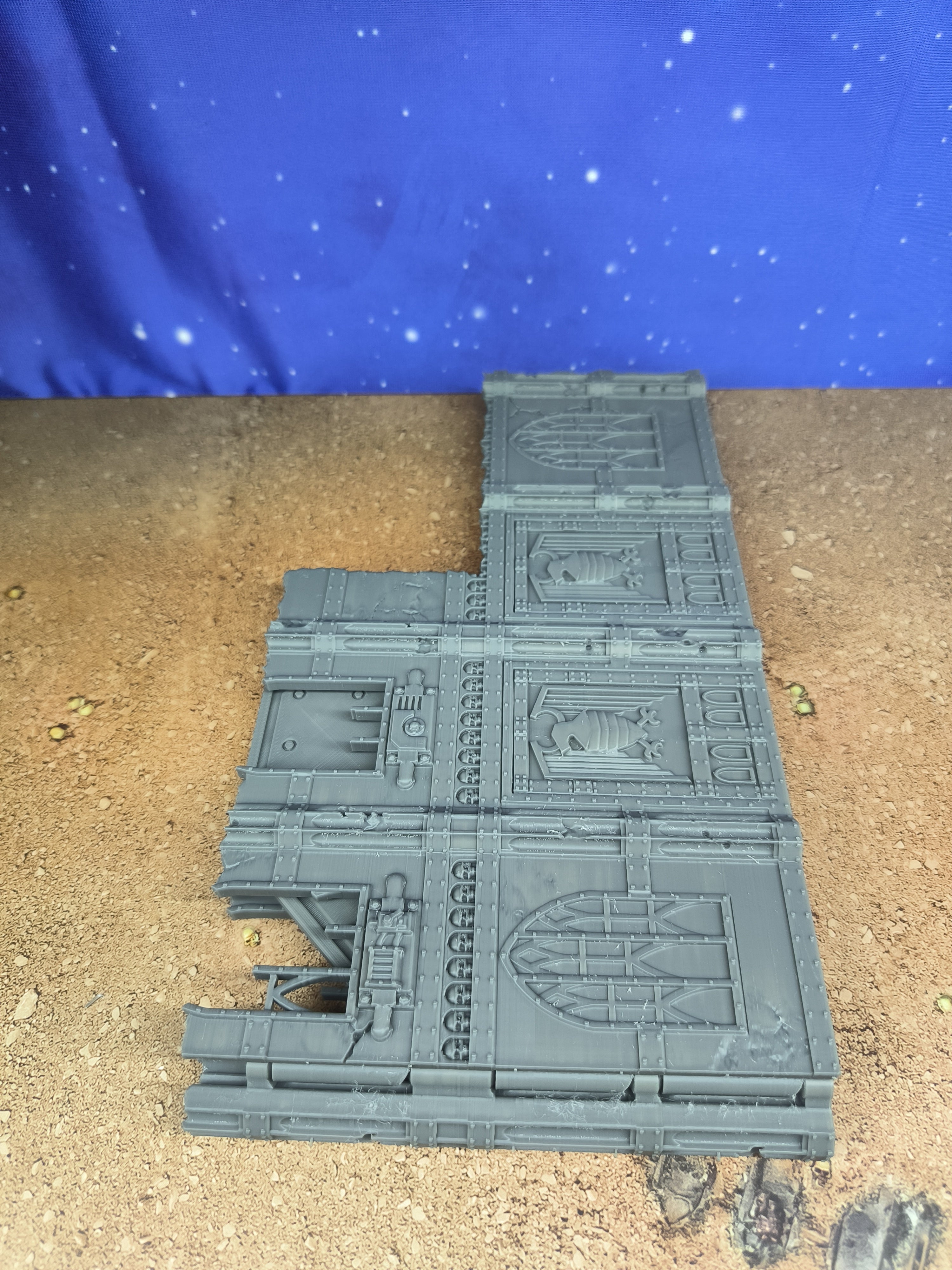 Gothic Foldable : set 2 décors gothiques pliants pour table de jeu wargame