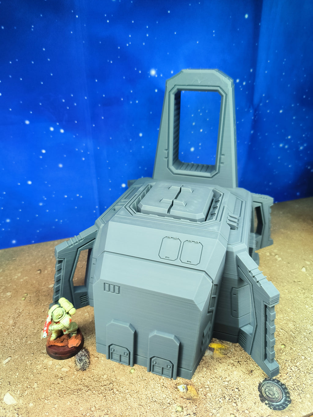 Chapter Outpost : Chapelle de campagne futuriste pour wargame
