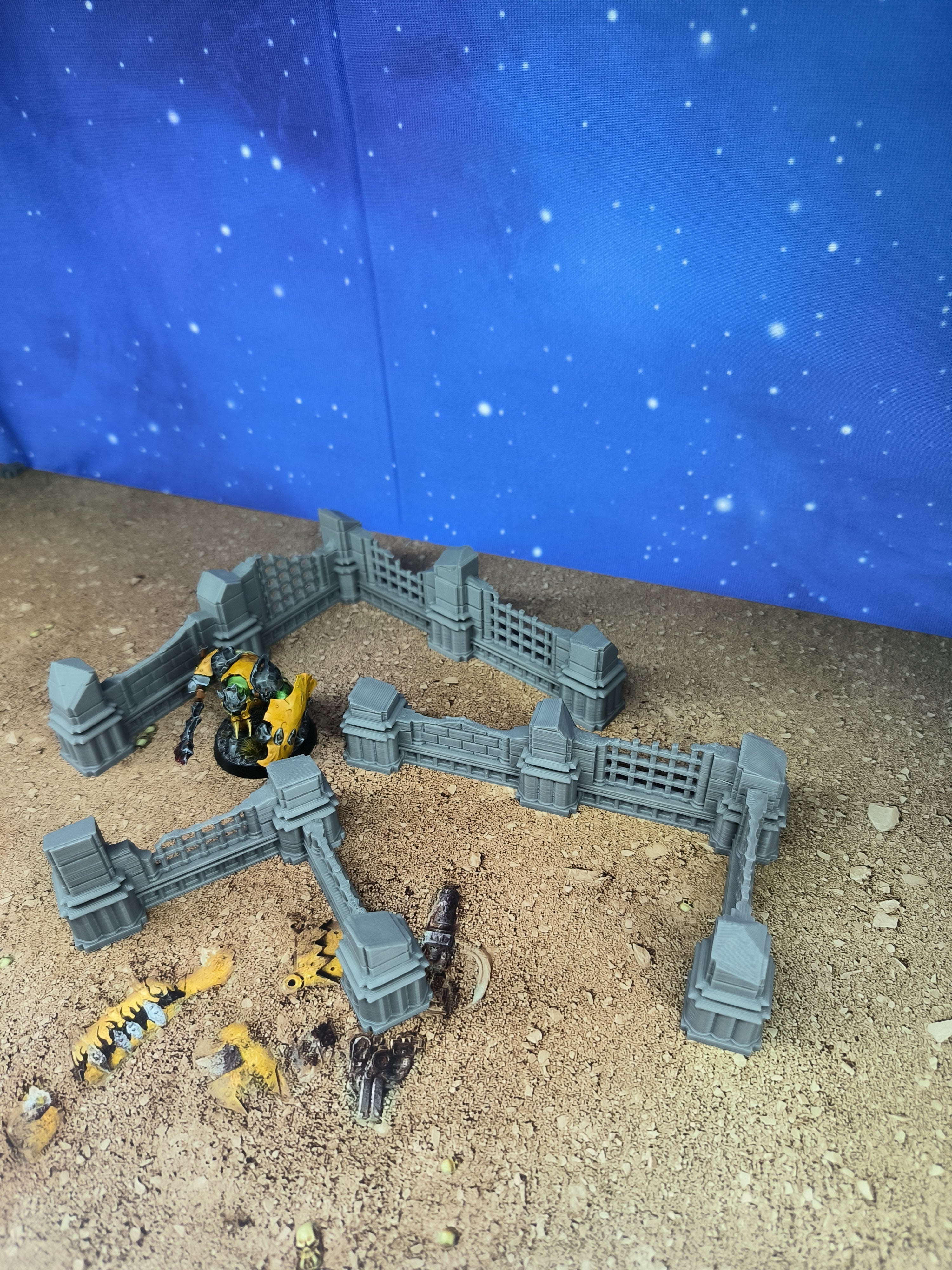 Ancient City: Ruined walls for wargame L2