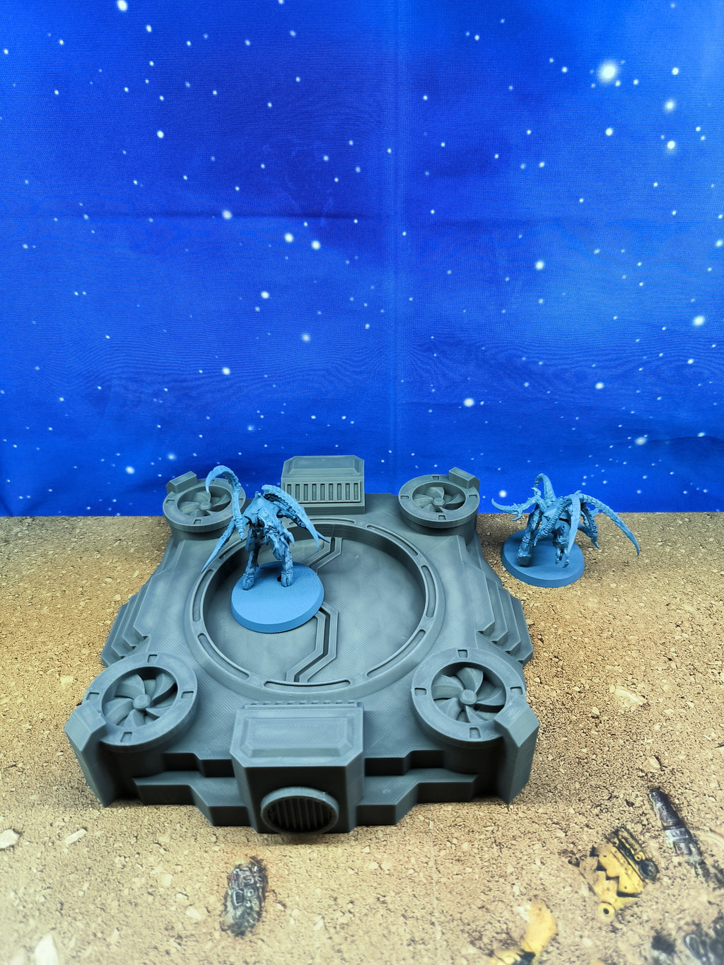 Forge City: Futuristic industrial silo for wargames