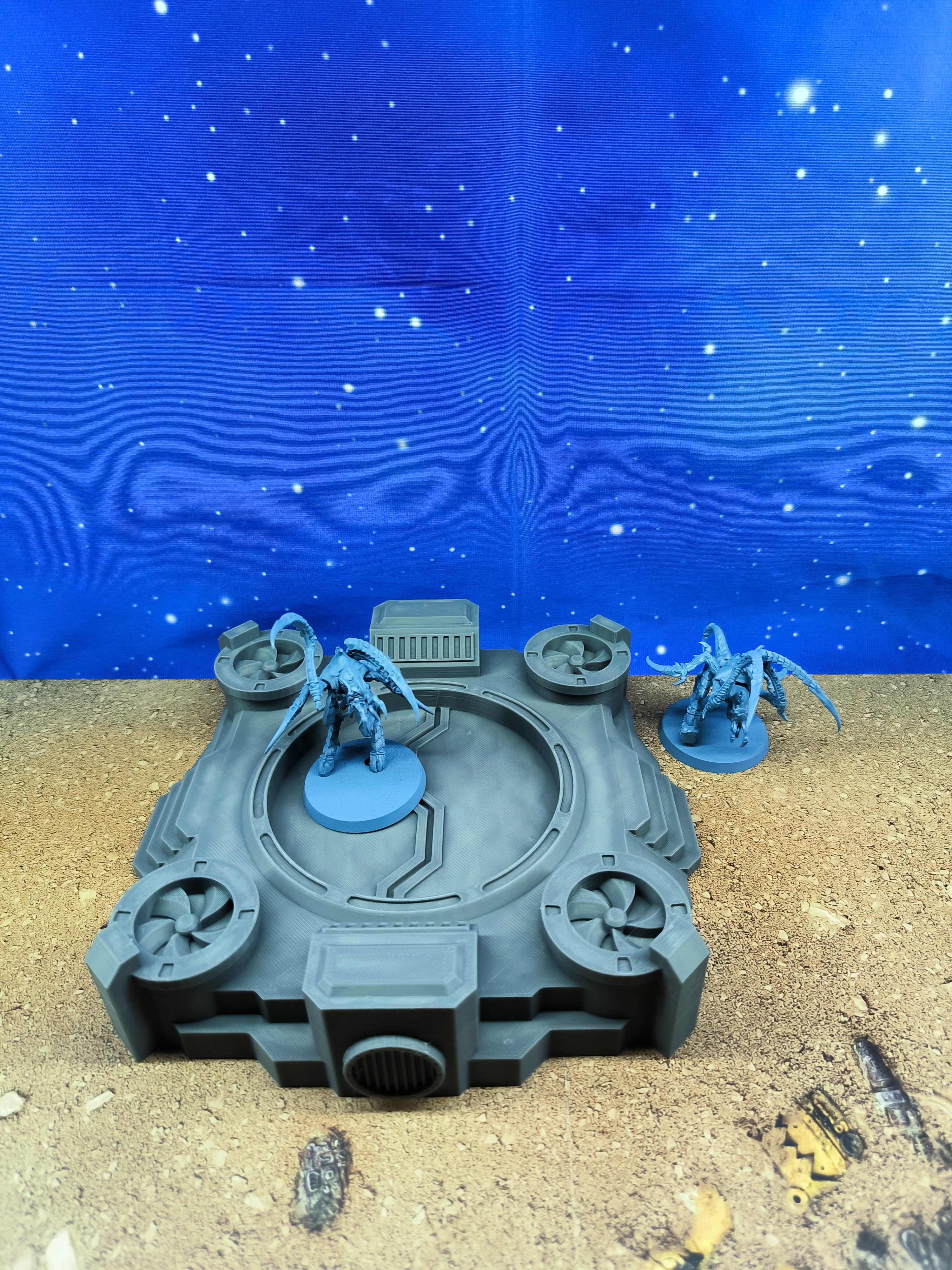 Forge City: Futuristic industrial silo for wargames
