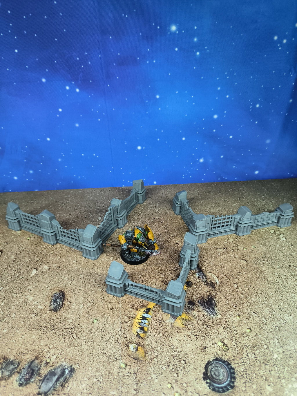 Ancient City: Ruined walls for wargame L2