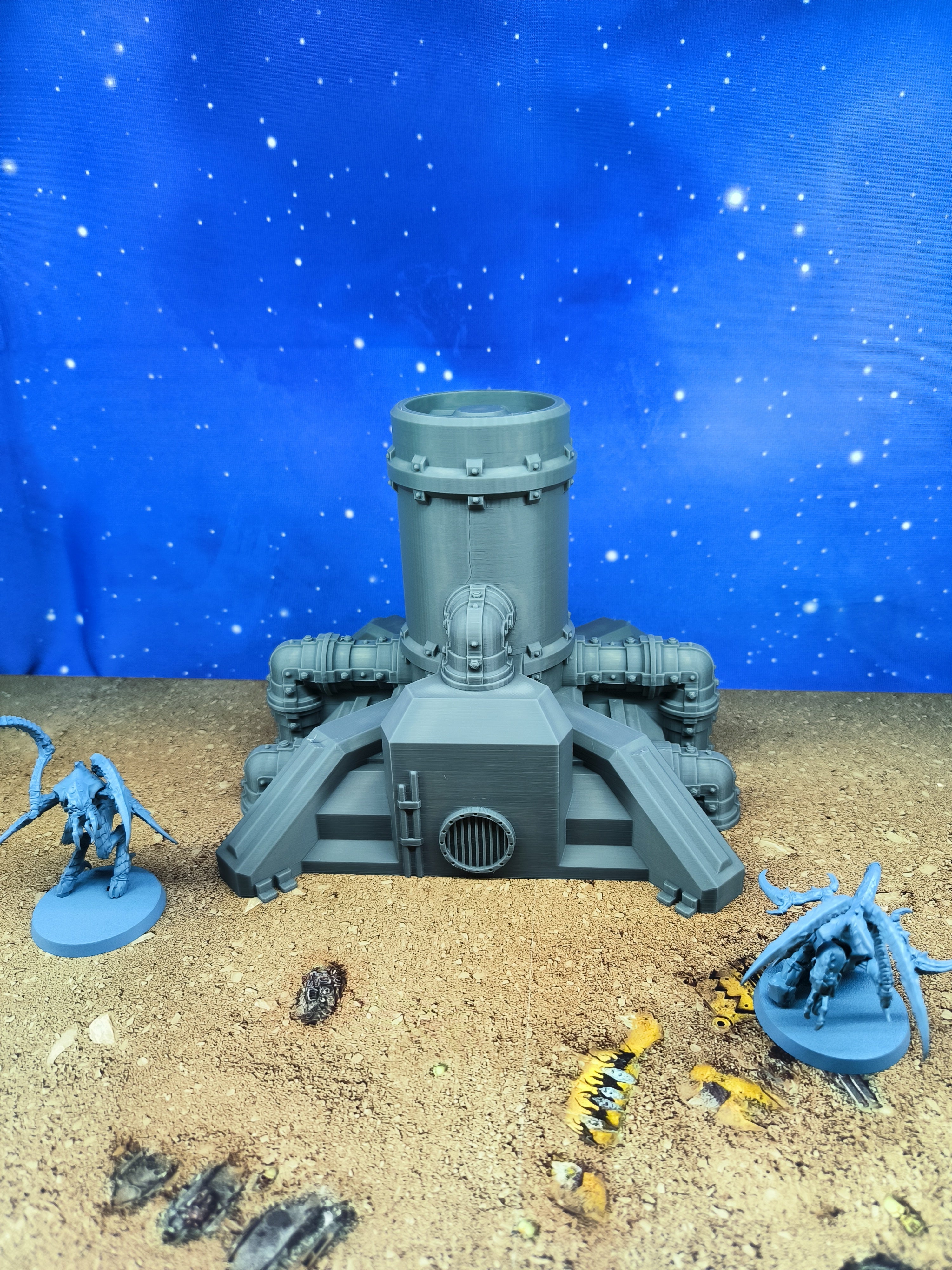 Forge City: Futuristic industrial refinery for wargaming