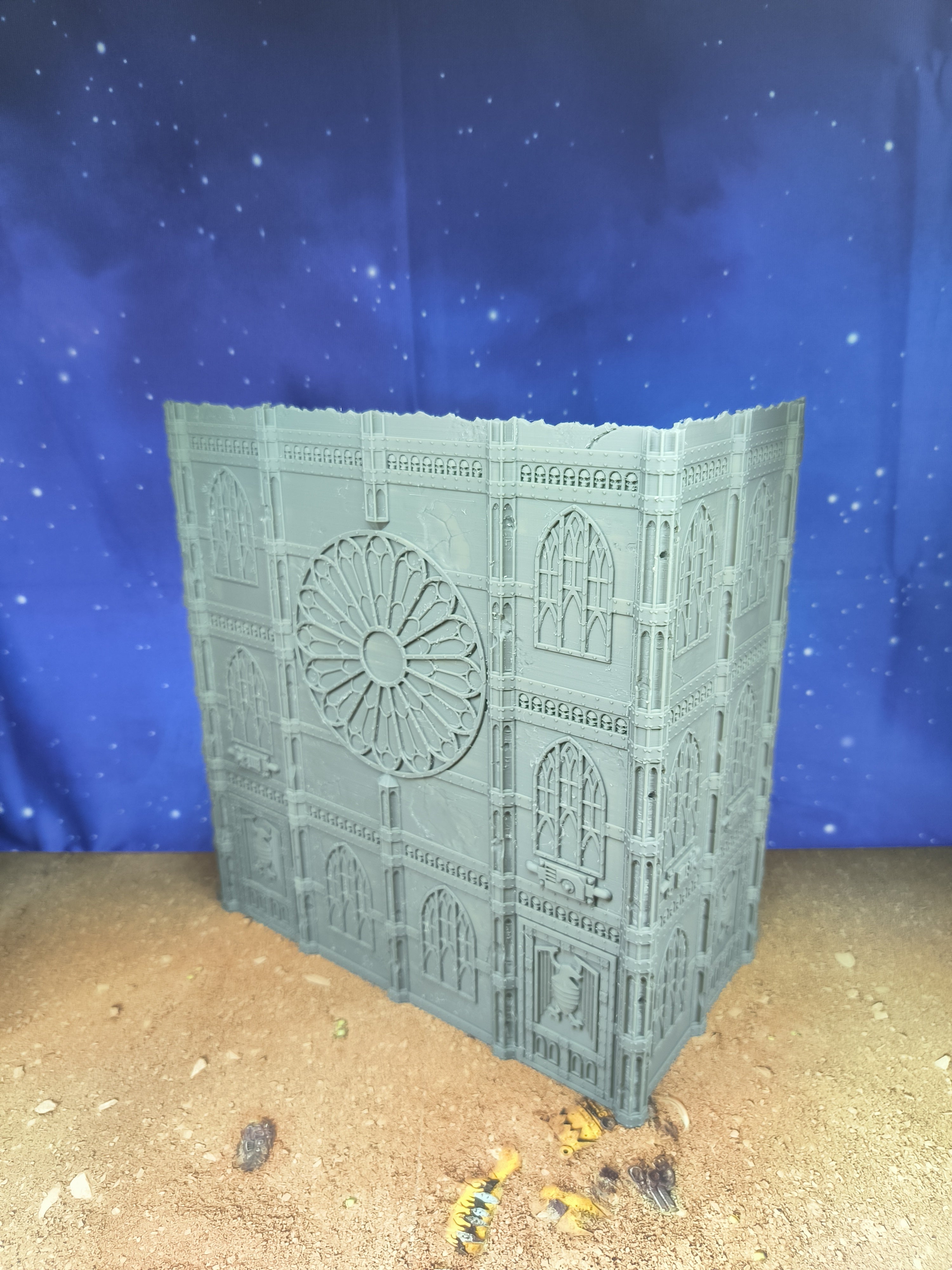 Gothic Foldable : set 2 décors gothiques pliants pour table de jeu wargame
