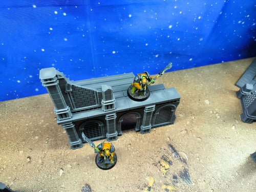 Antic city: Ruined building for wargame 4