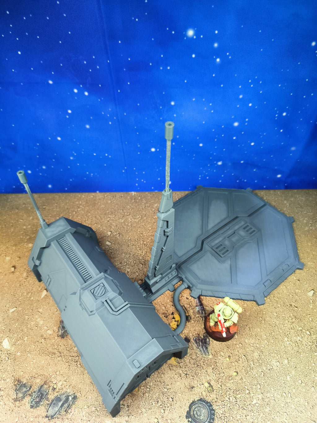 Chapter Outpost : Caserne de campagne futuriste pour wargame