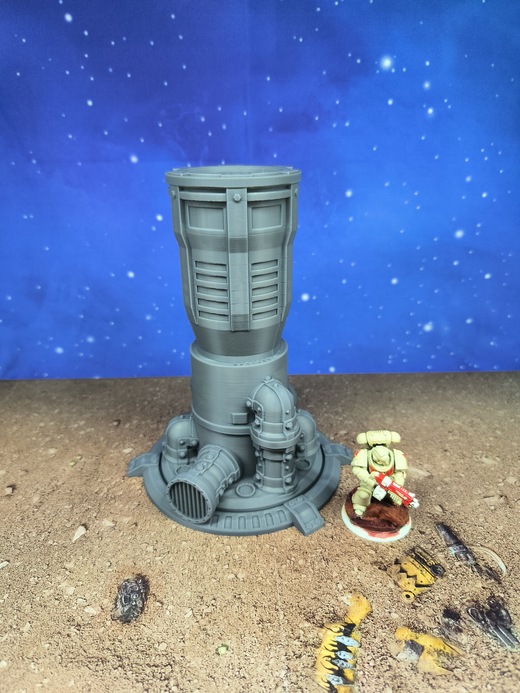 Forge City: Futuristic industrial wargame terrain