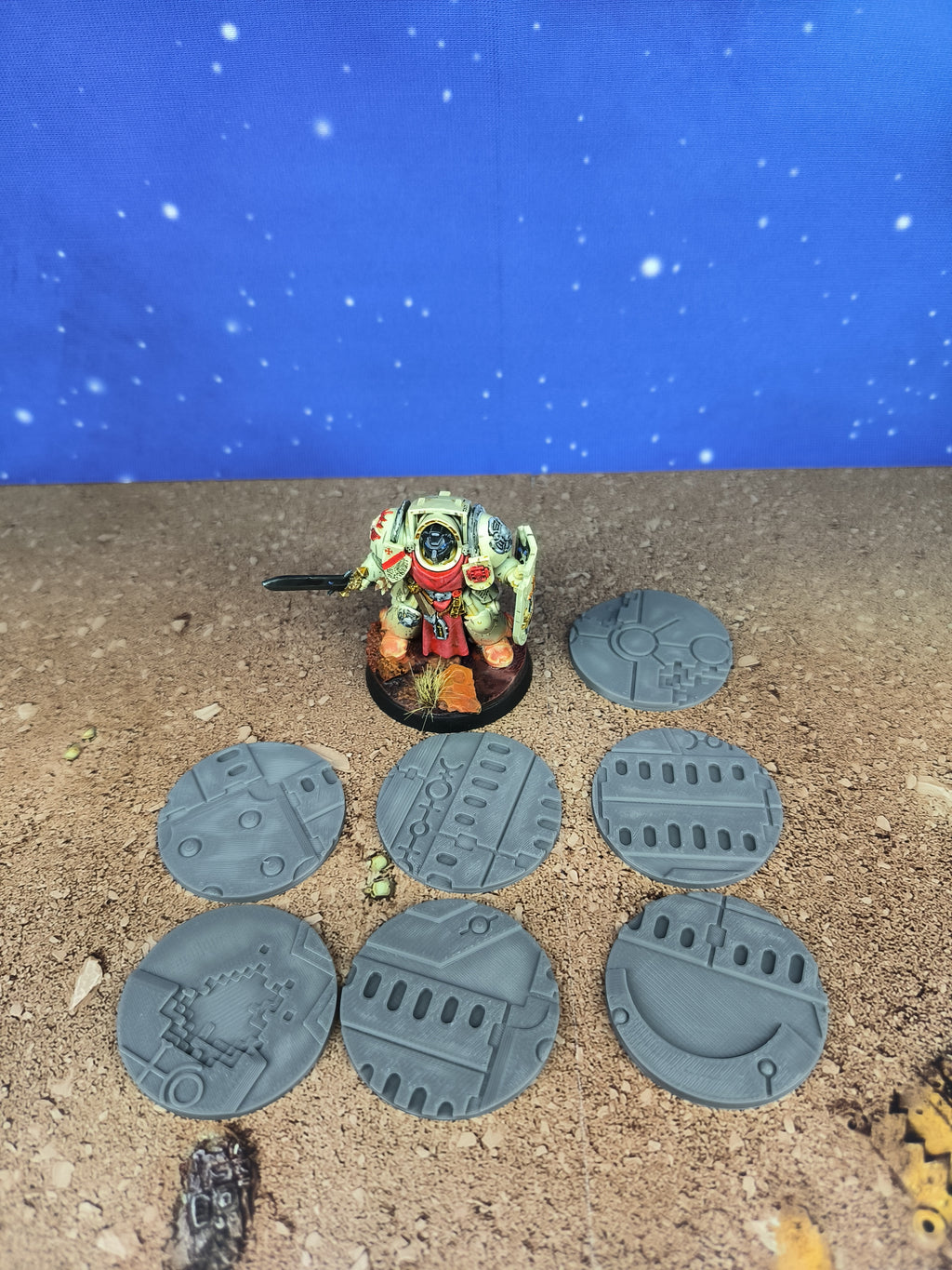 Lost ship : Necro Tomb Toppers socles 1 en 40mm