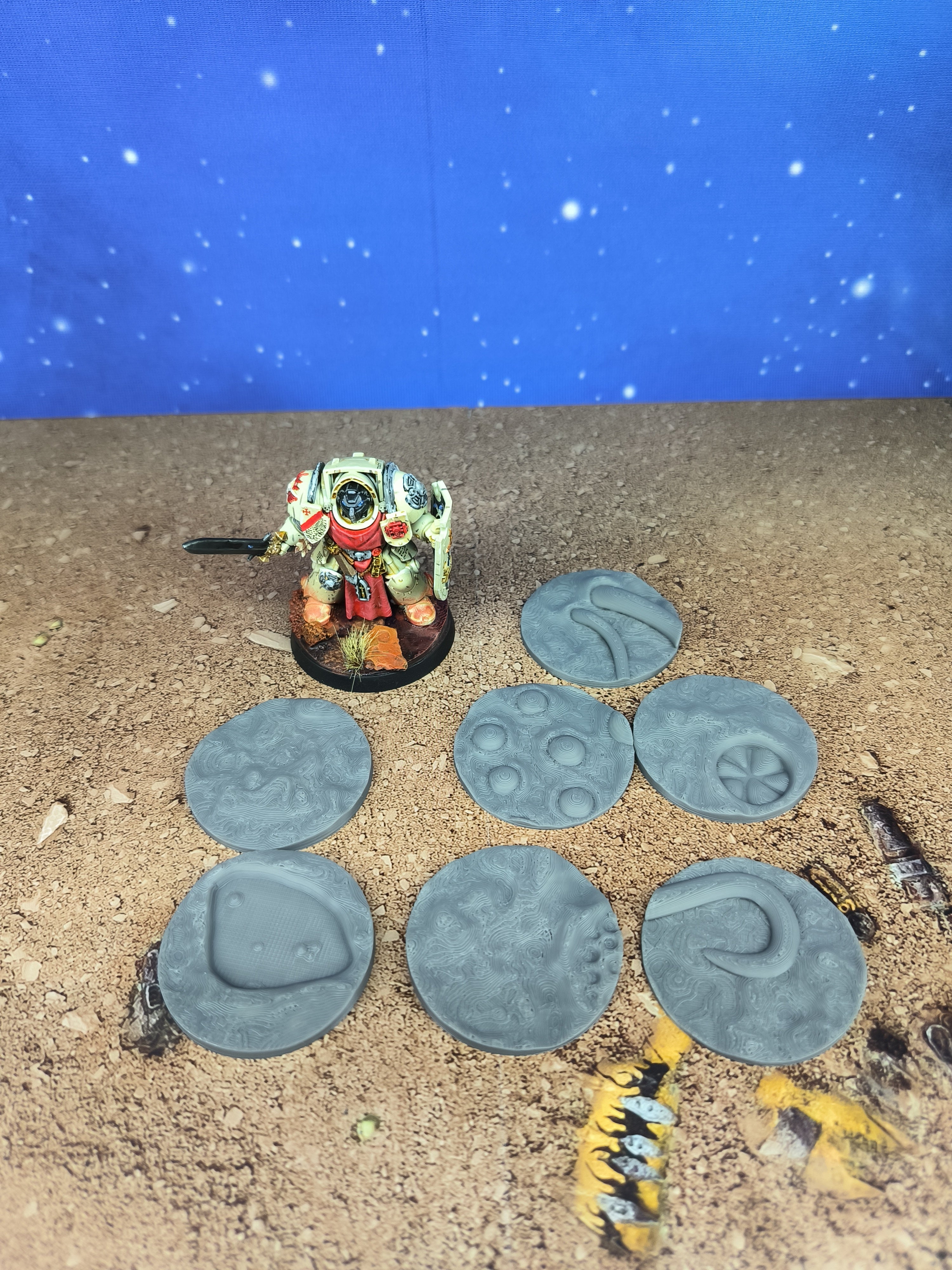 Lost ship : Hiveship Toppers socles 1 en 40mm