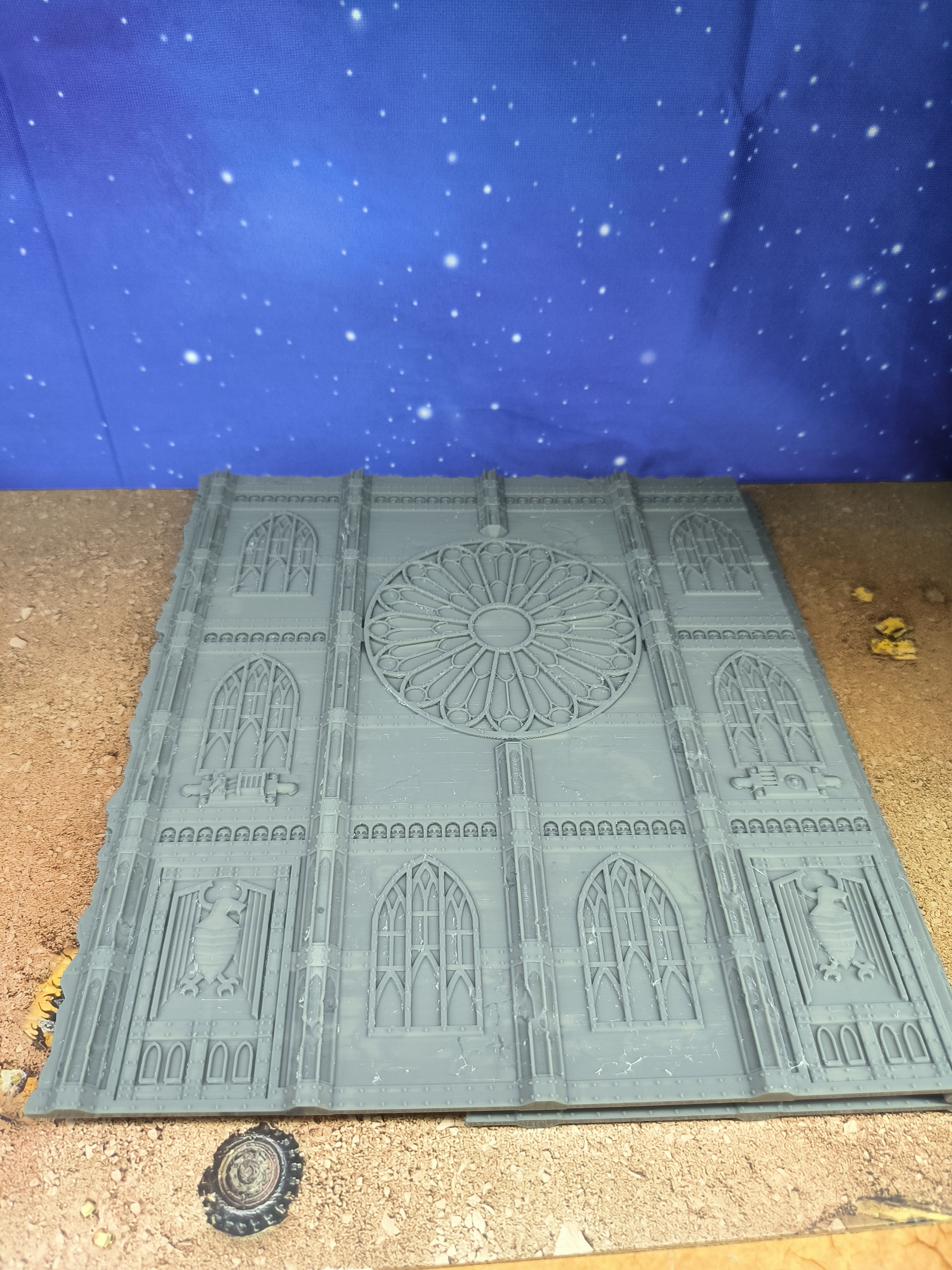Gothic Foldable : set 2 décors gothiques pliants pour table de jeu wargame