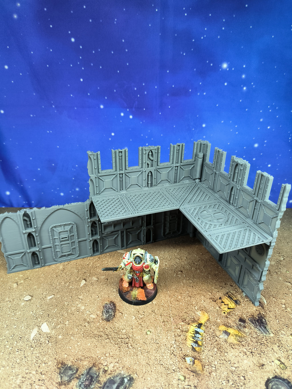 Armored Foldable : set 2 décors militaires pliants pour table de jeu wargame