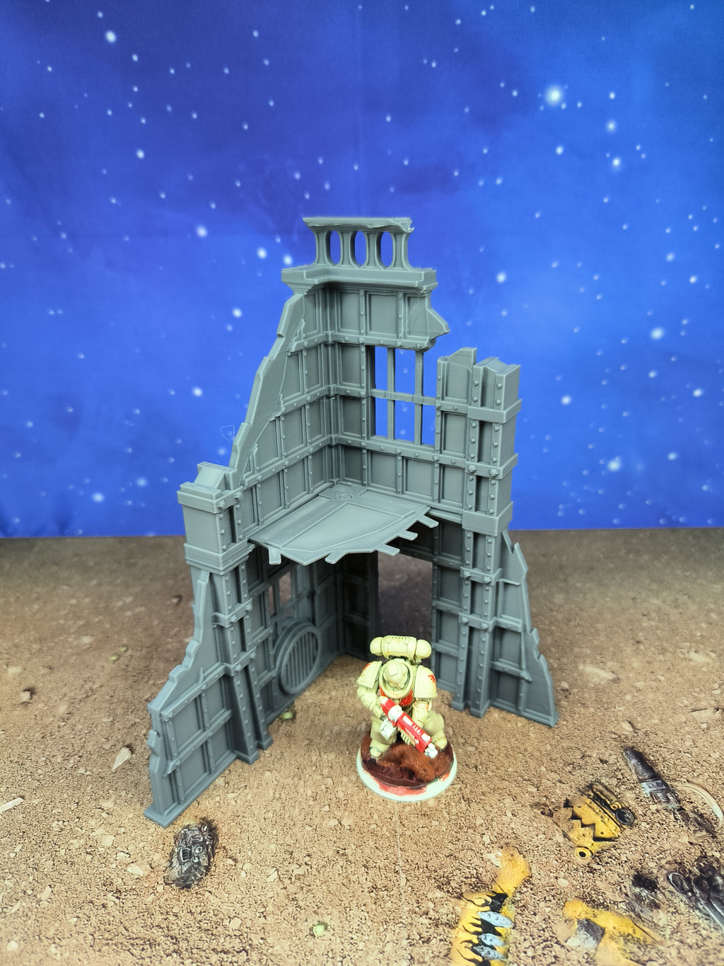 Forge city : Bâtiment industriel futuriste pour wargame 5