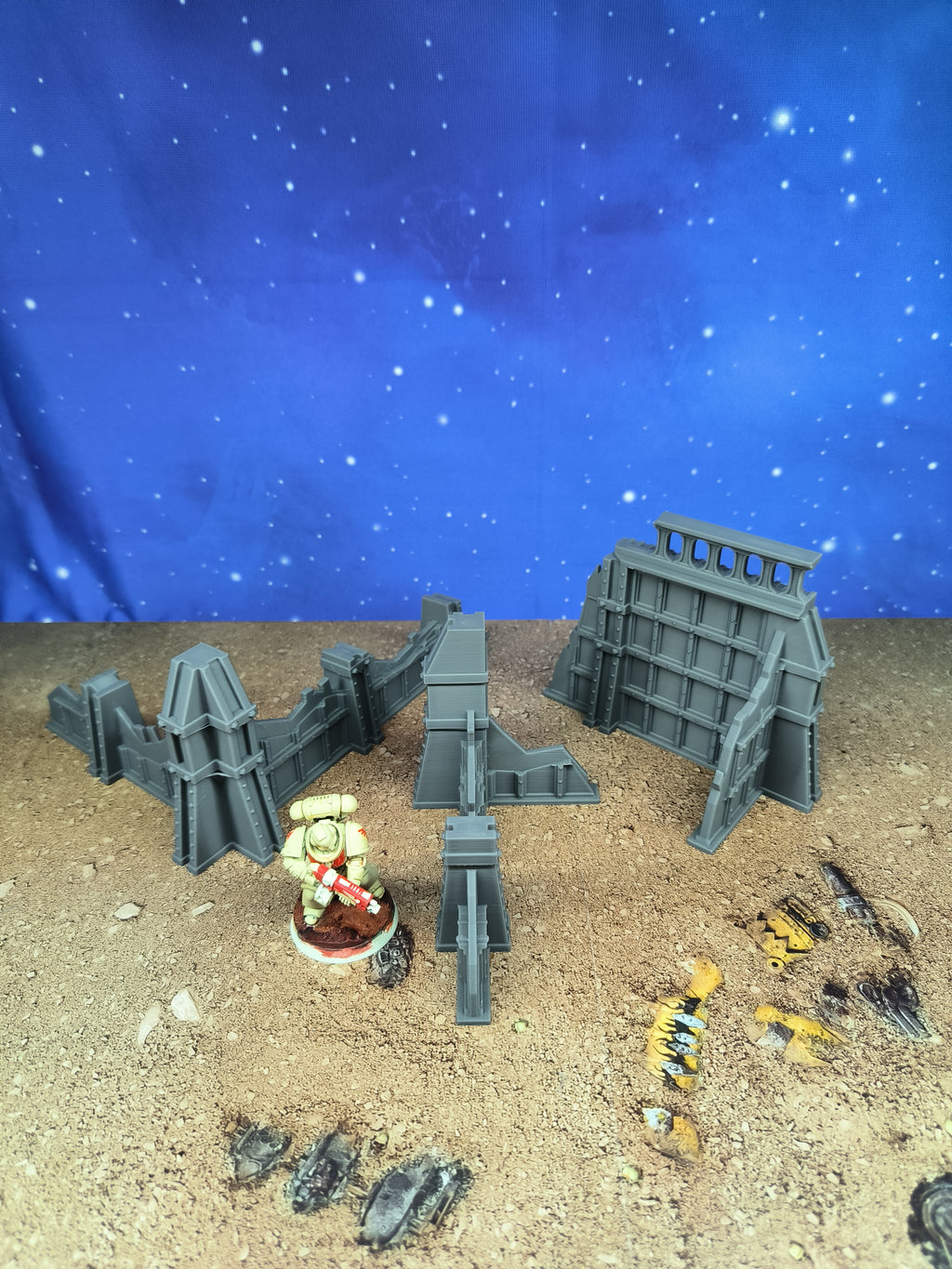 Forge City: Futuristic industrial walls for wargame