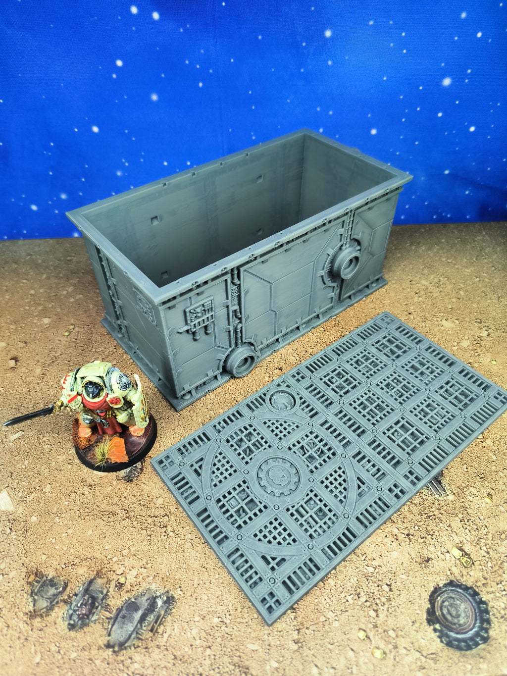 Meca Ferrum : Containers futuristes pour wargame 2