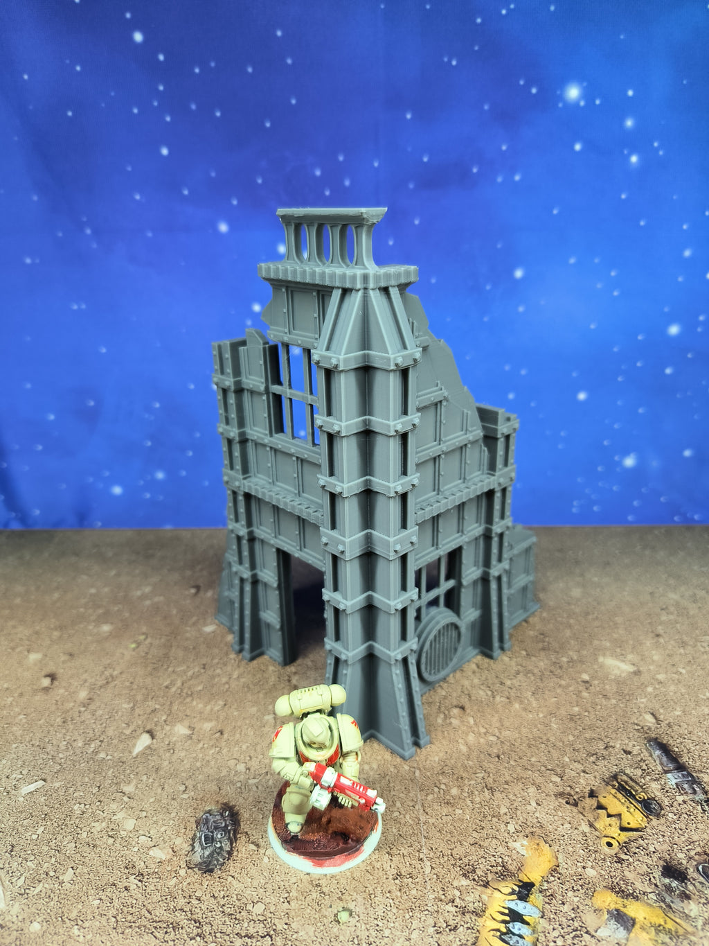 Forge city : Bâtiment industriel futuriste pour wargame 5
