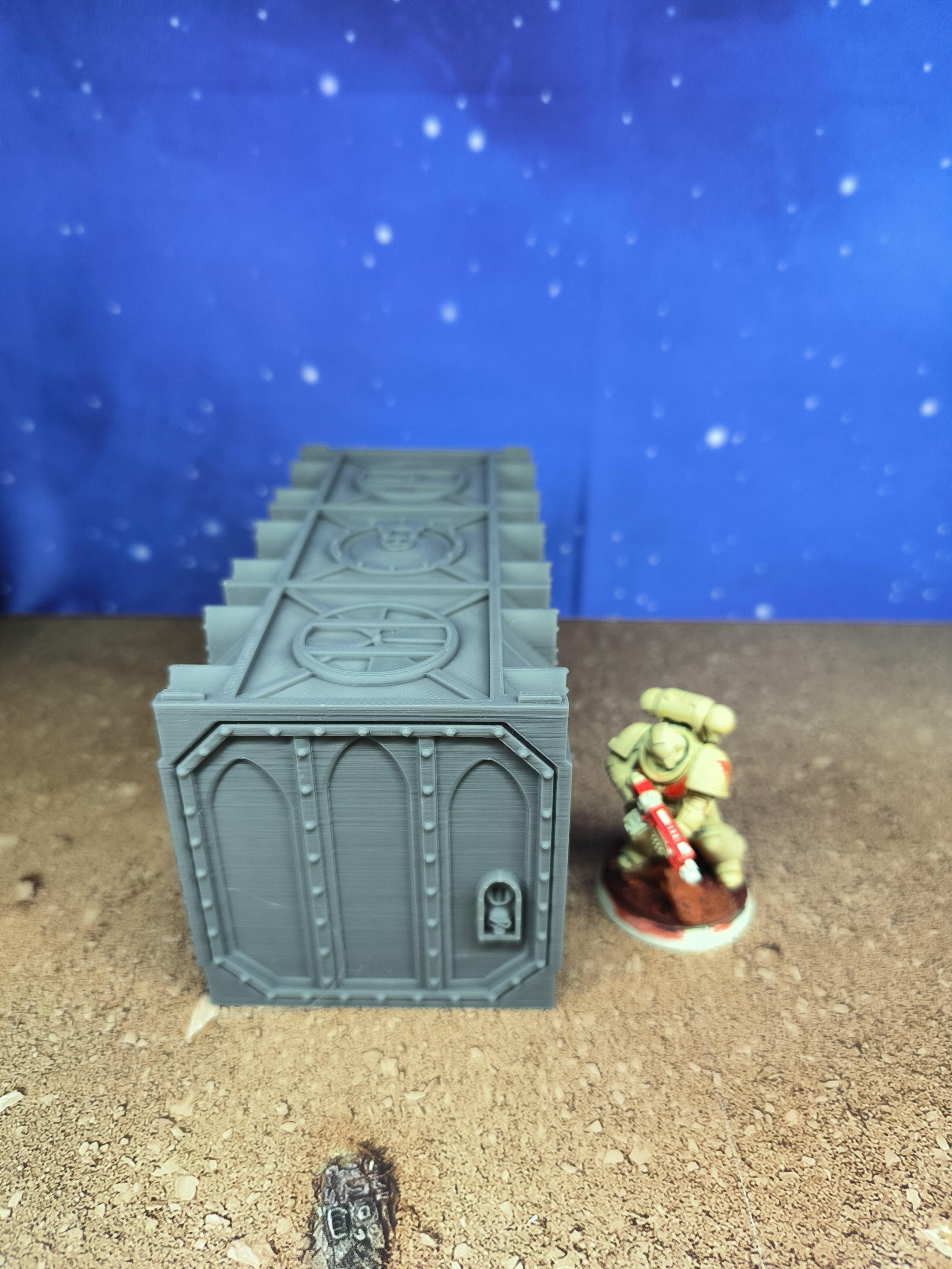 Gothic Foldable : container gothique pour table de jeu wargame