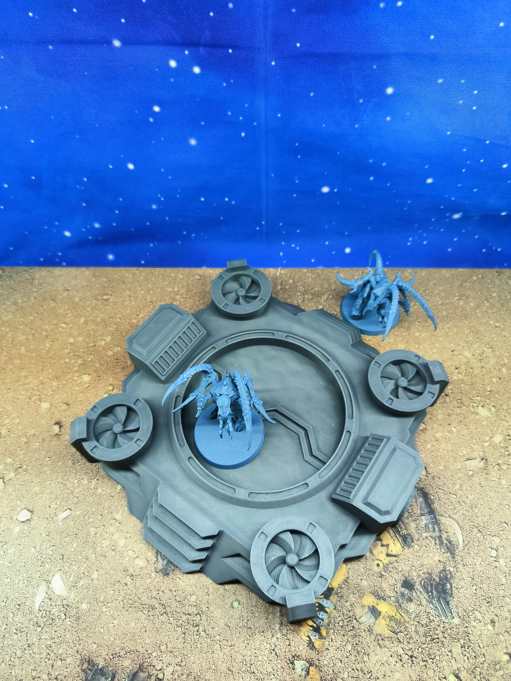 Forge City: Futuristic industrial silo for wargames