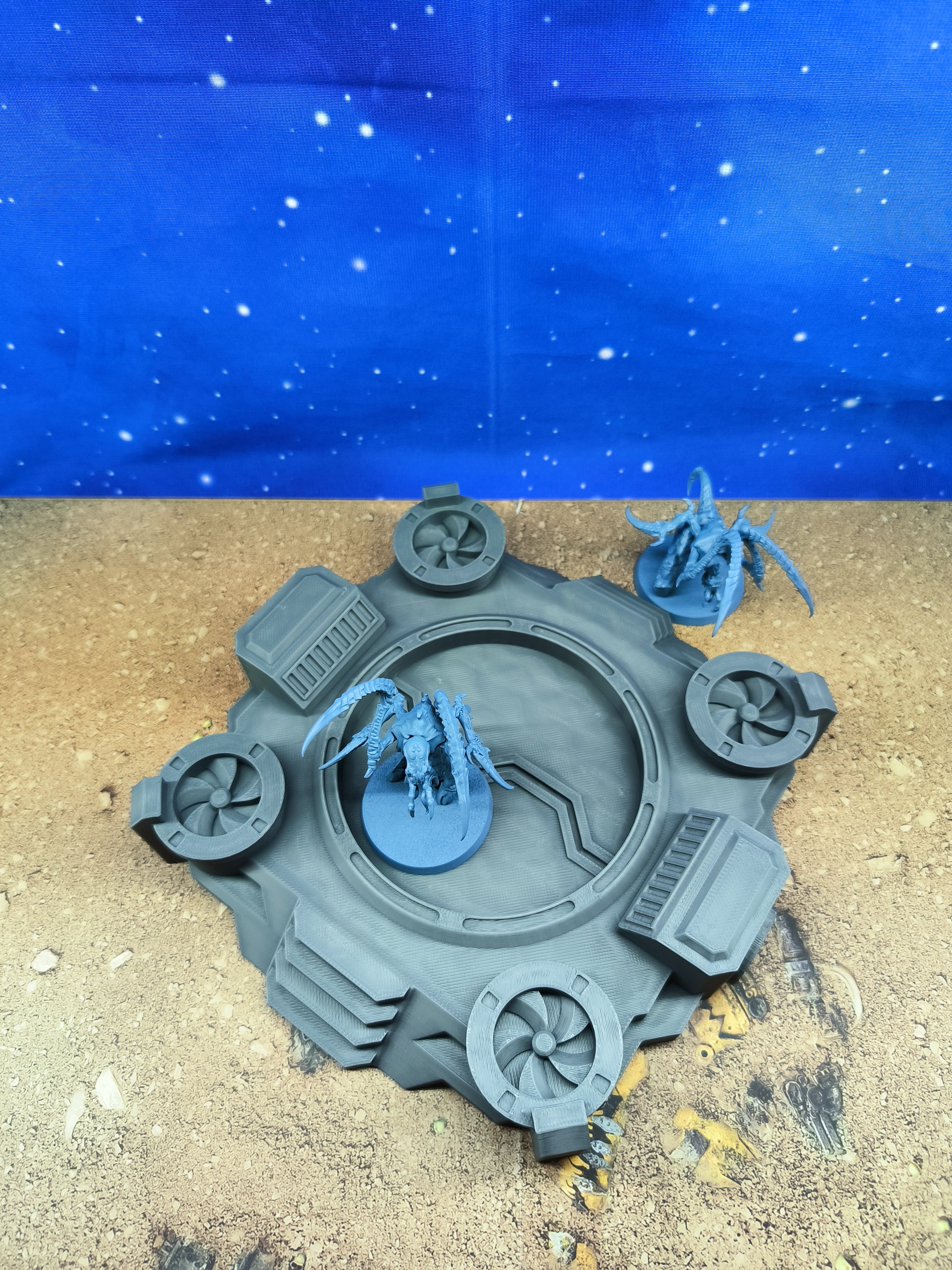 Forge City: Futuristic industrial silo for wargames