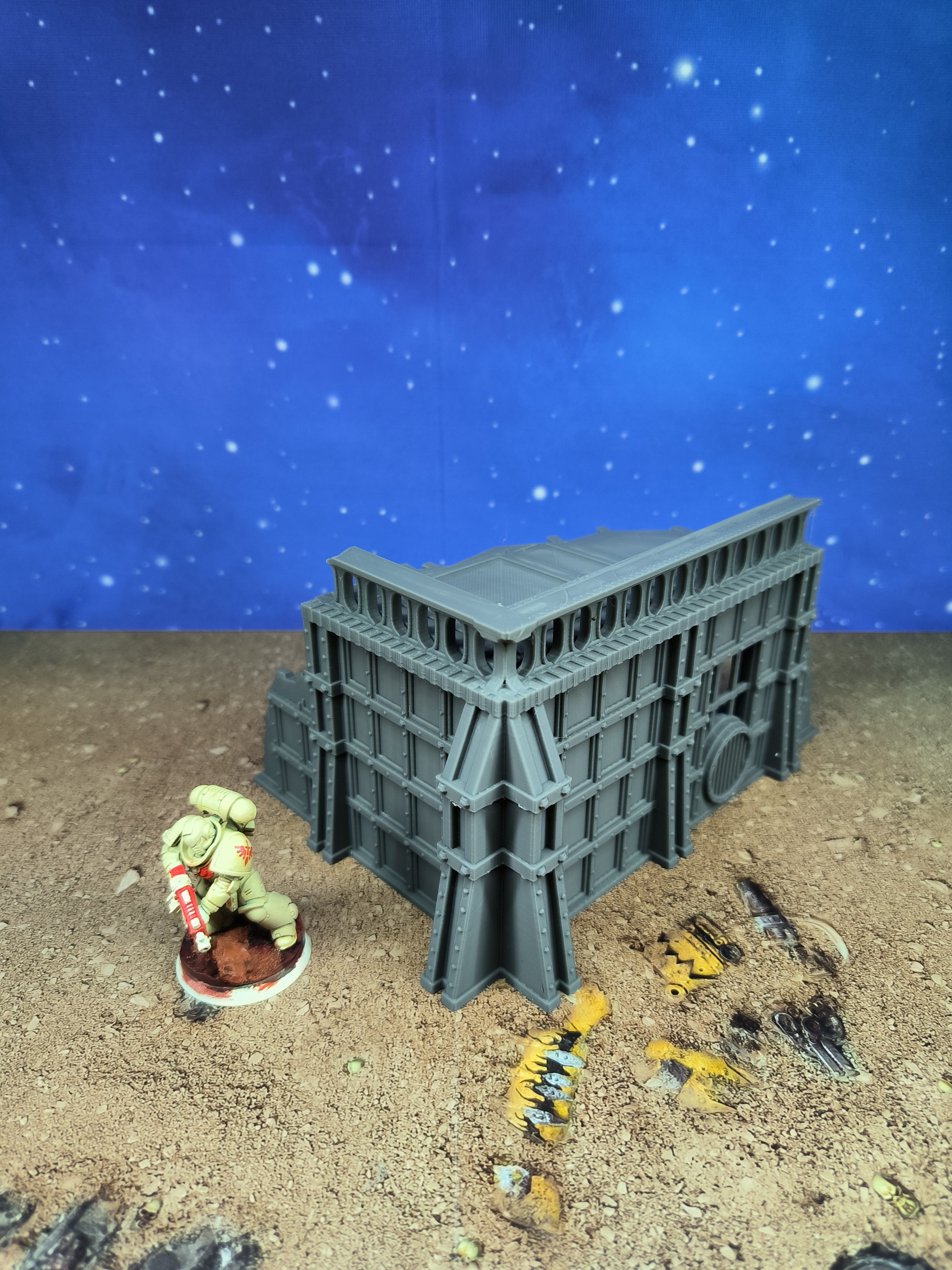 Forge City: Futuristic Industrial Building for Wargame 3