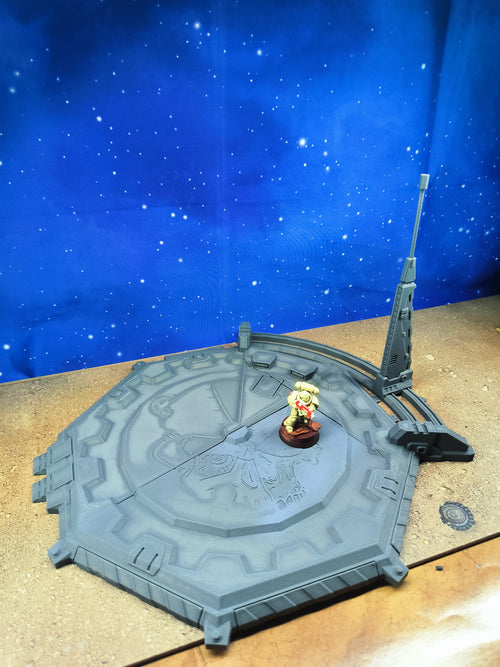 Chapter Outpost : Centre mécanique de campagne futuriste pour wargame
