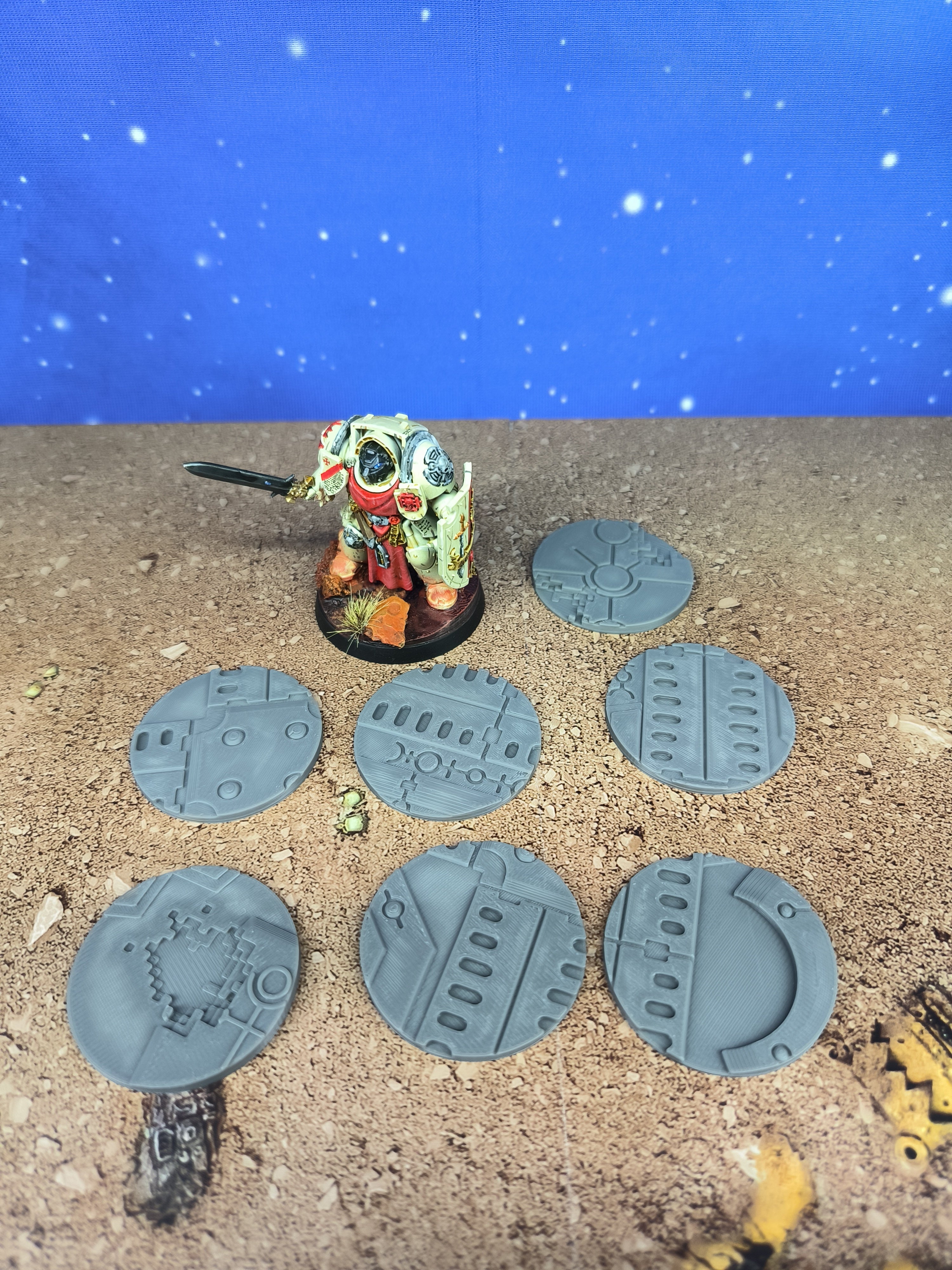 Lost ship : Necro Tomb Toppers socles 1 en 40mm