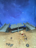 Forge city: Futuristic industrial gangway for wargame