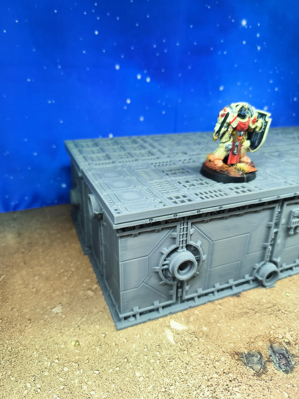 Meca Ferrum : Mega Containers futuristes pour wargame