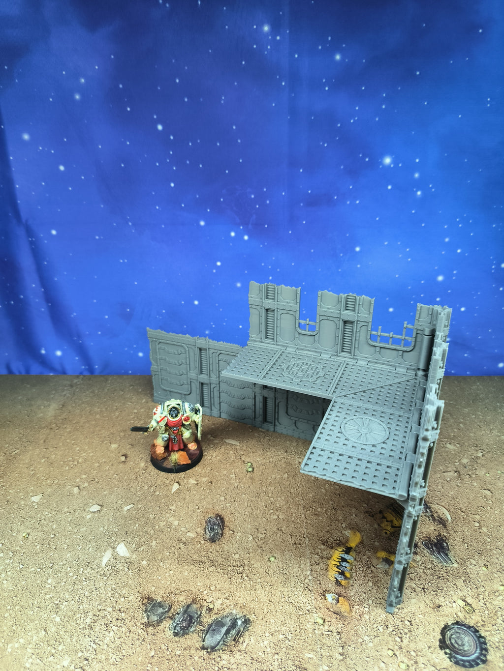 Indus Foldable : set 2 décors industriels pliants pour table de jeu wargame