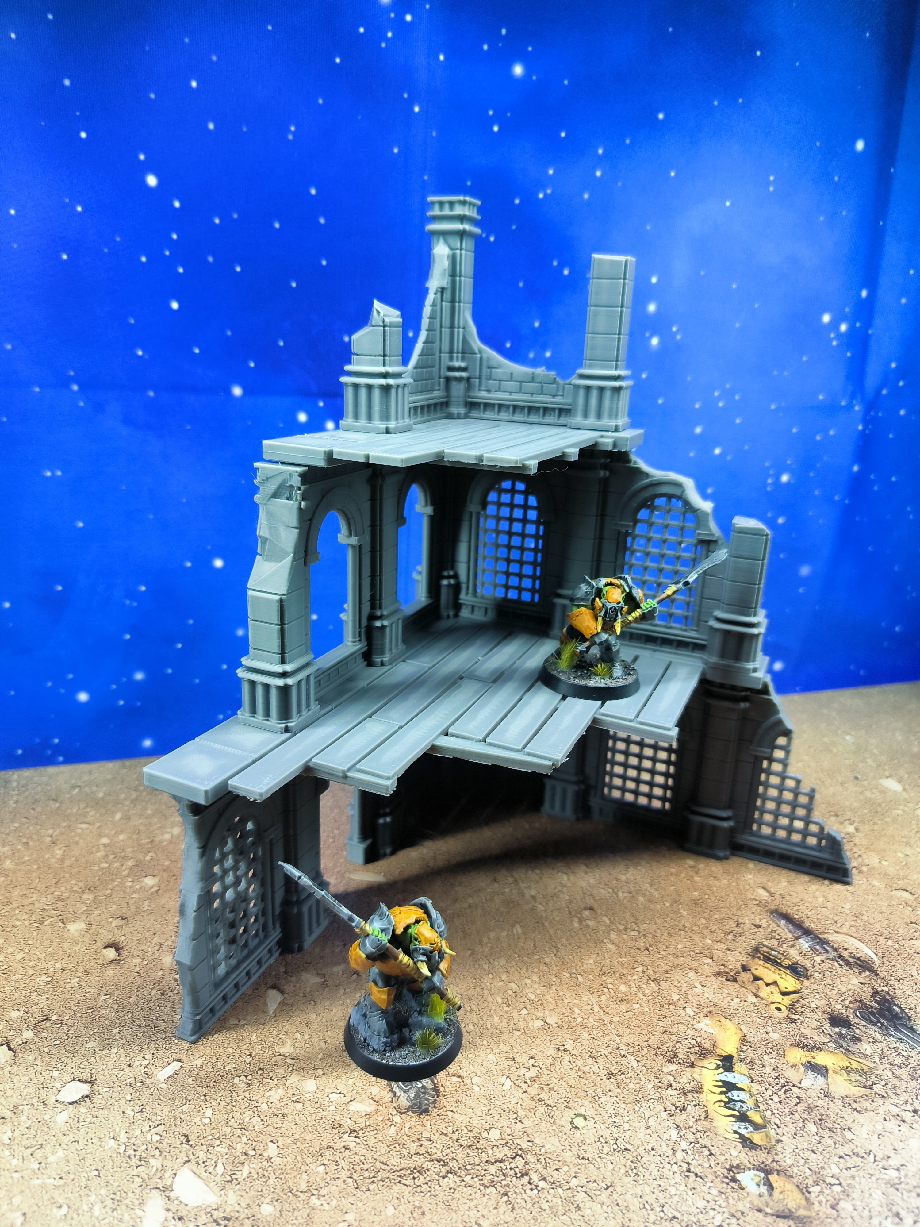 Antic city: Ruined building for wargame 3