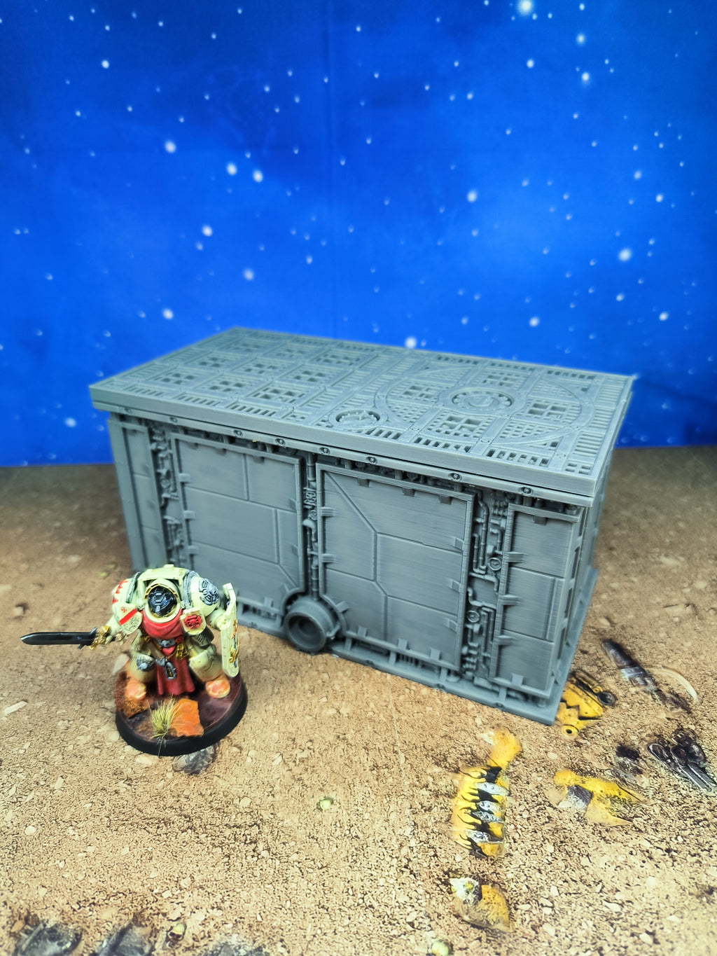 Meca Ferrum : Containers futuristes pour wargame 2