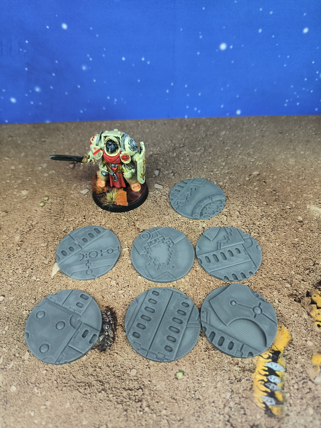 Lost ship : Necro Tomb Toppers socles 2 en 40mm