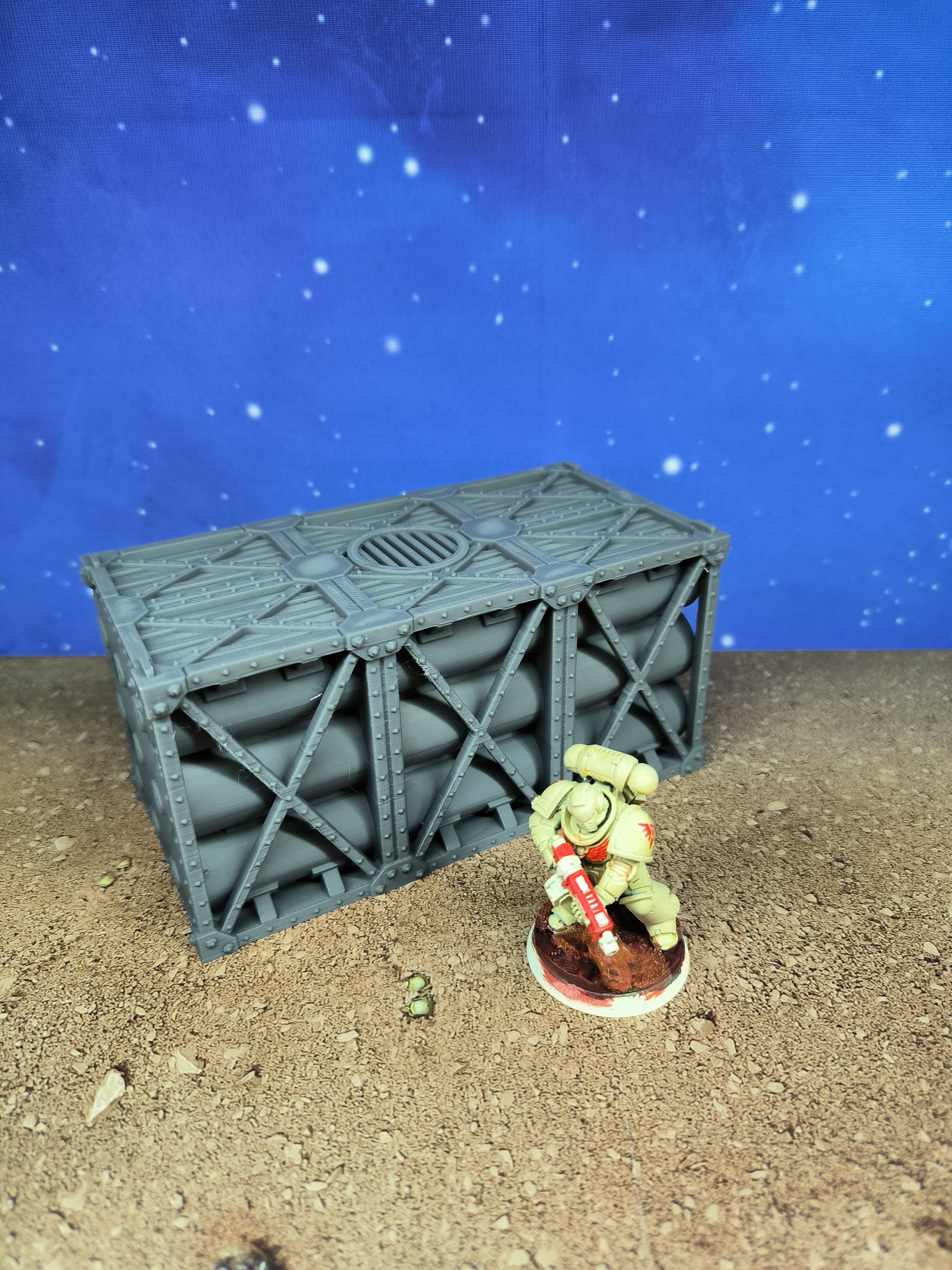 Indus Foldable : container industriel pour table de jeu wargame