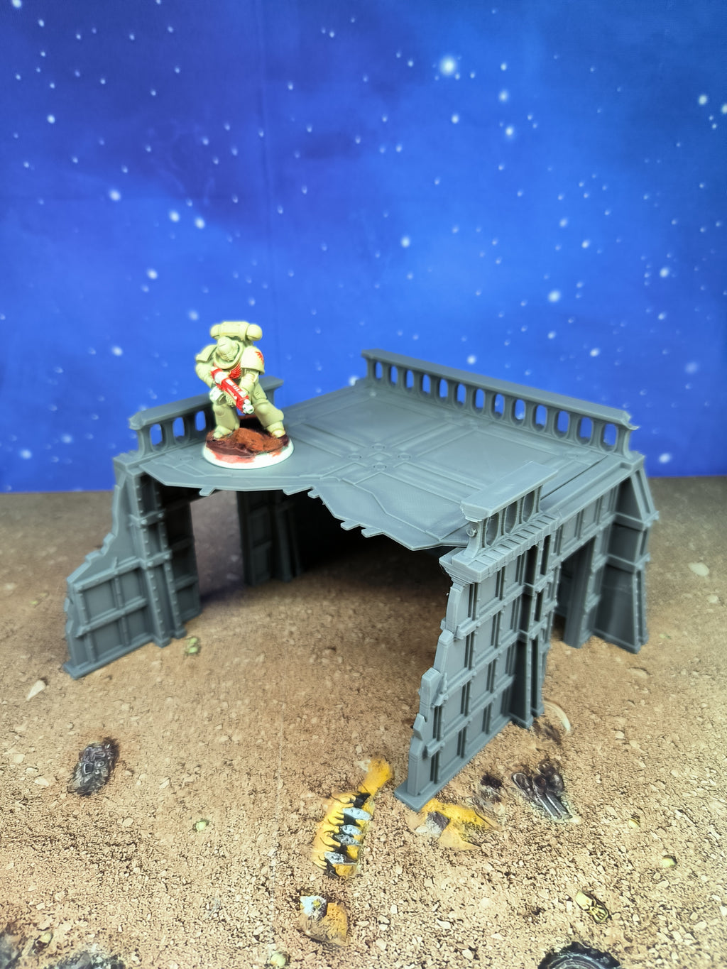 Forge City: Futuristic industrial building for wargame 2