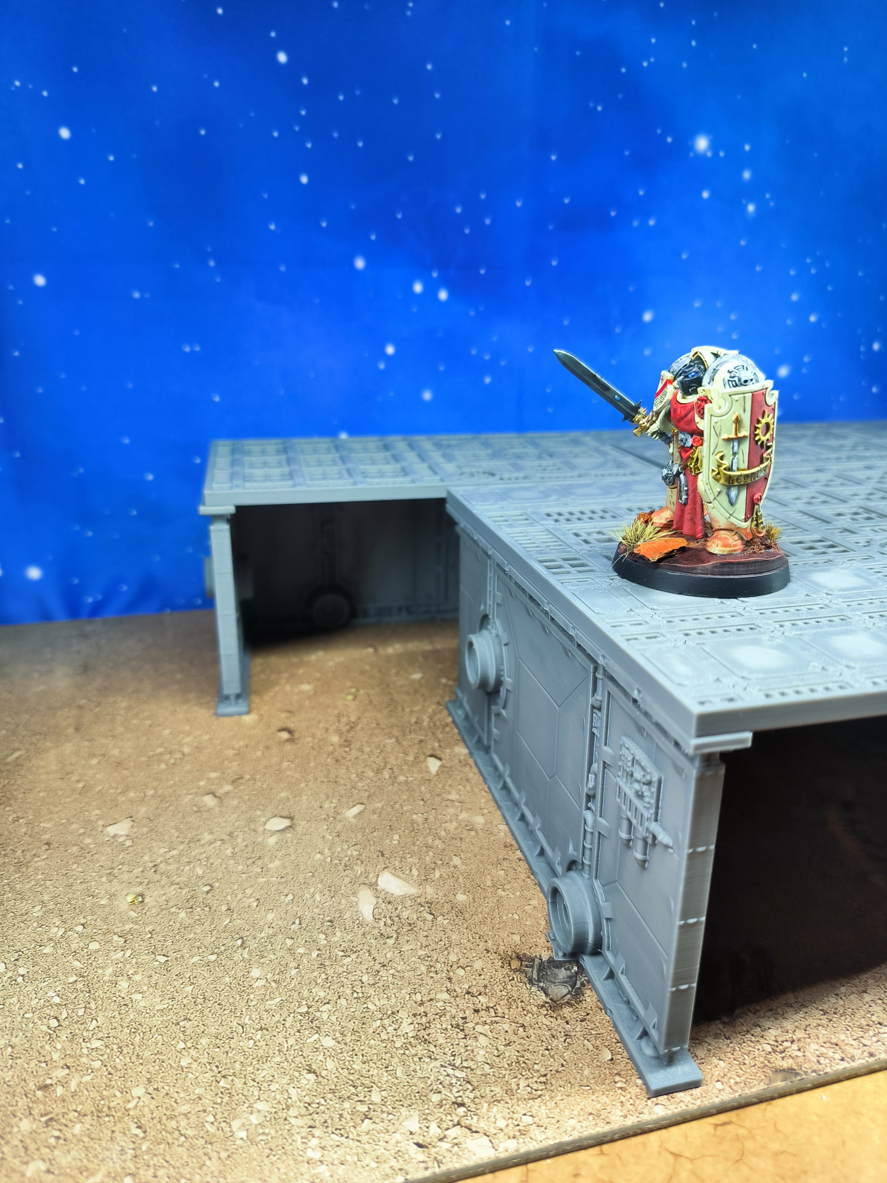 Meca Ferrum : Mega Containers futuristes pour wargame